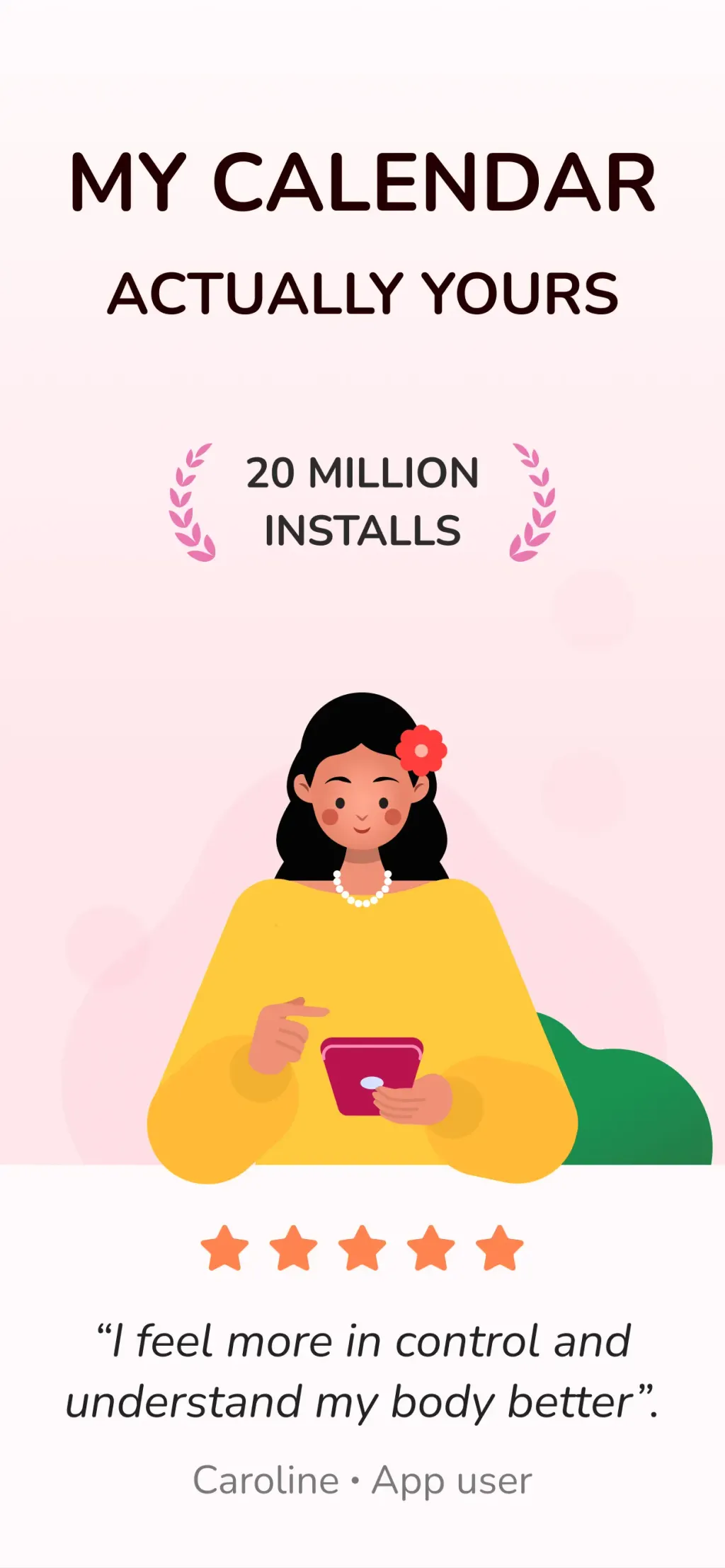 Period Tracker and Calendar screenshot 1