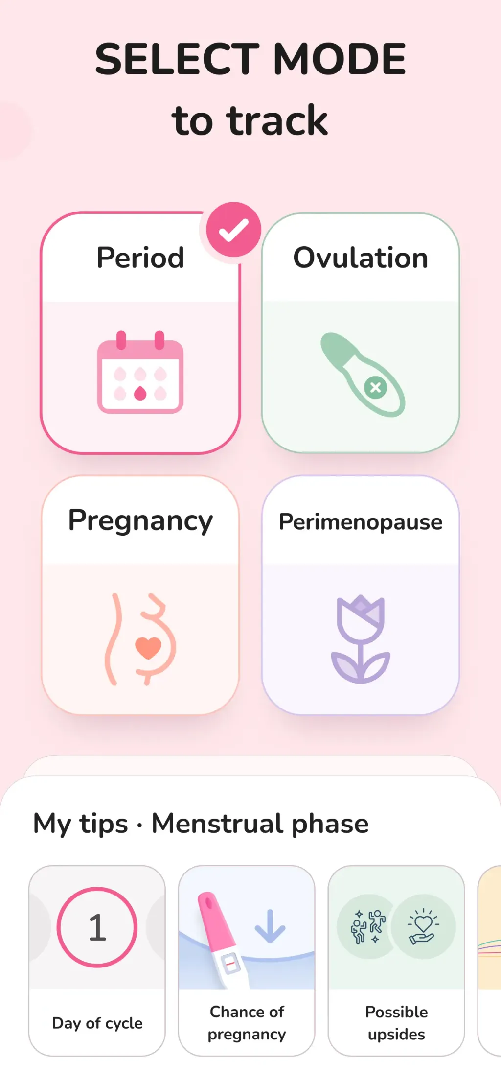 Period Tracker and Calendar screenshot 1