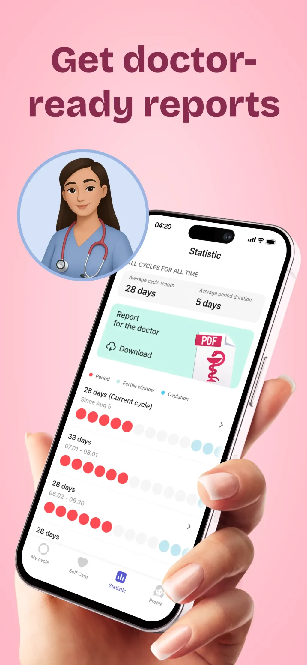 Clover －Period Tracker, Cycle App Store screenshot 5