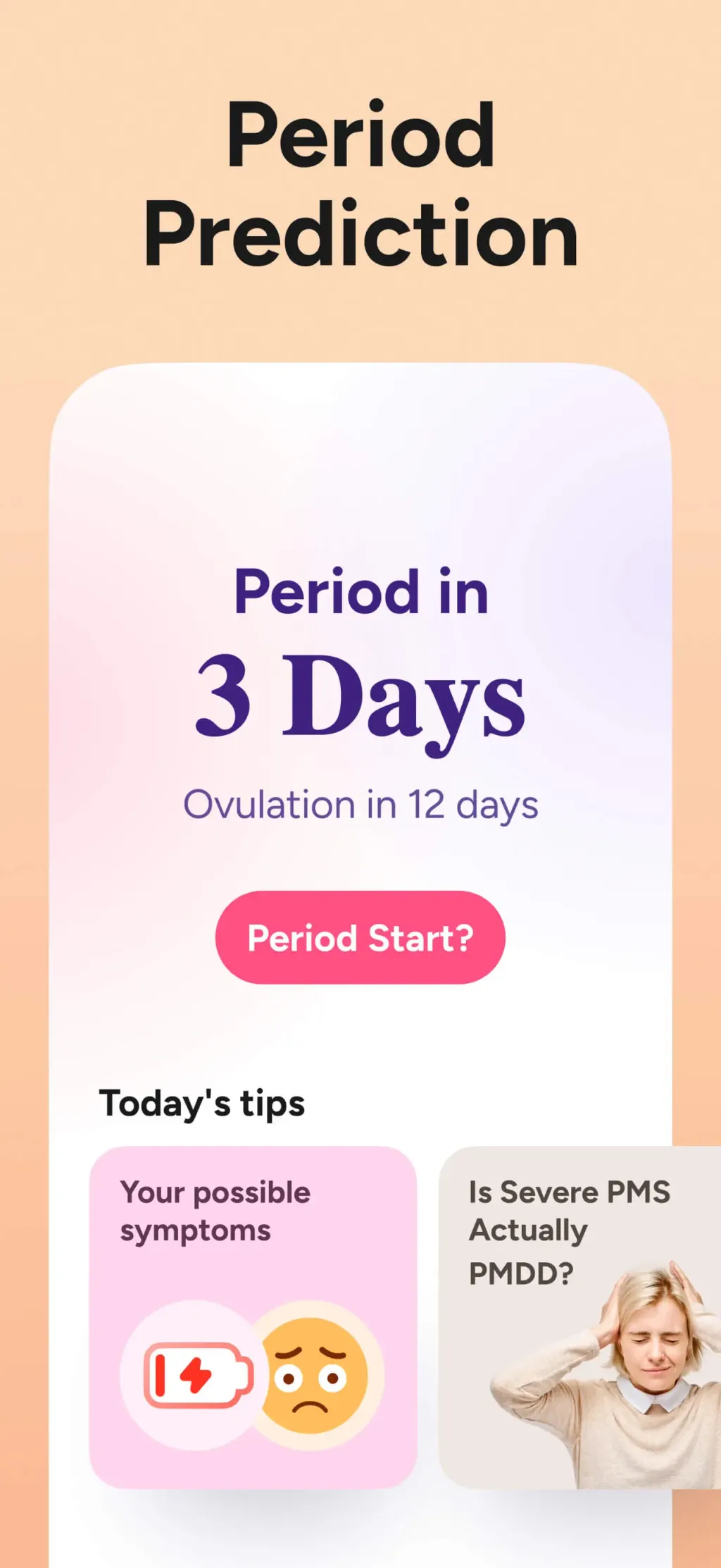 Period Tracker Period Calendar screenshot 1