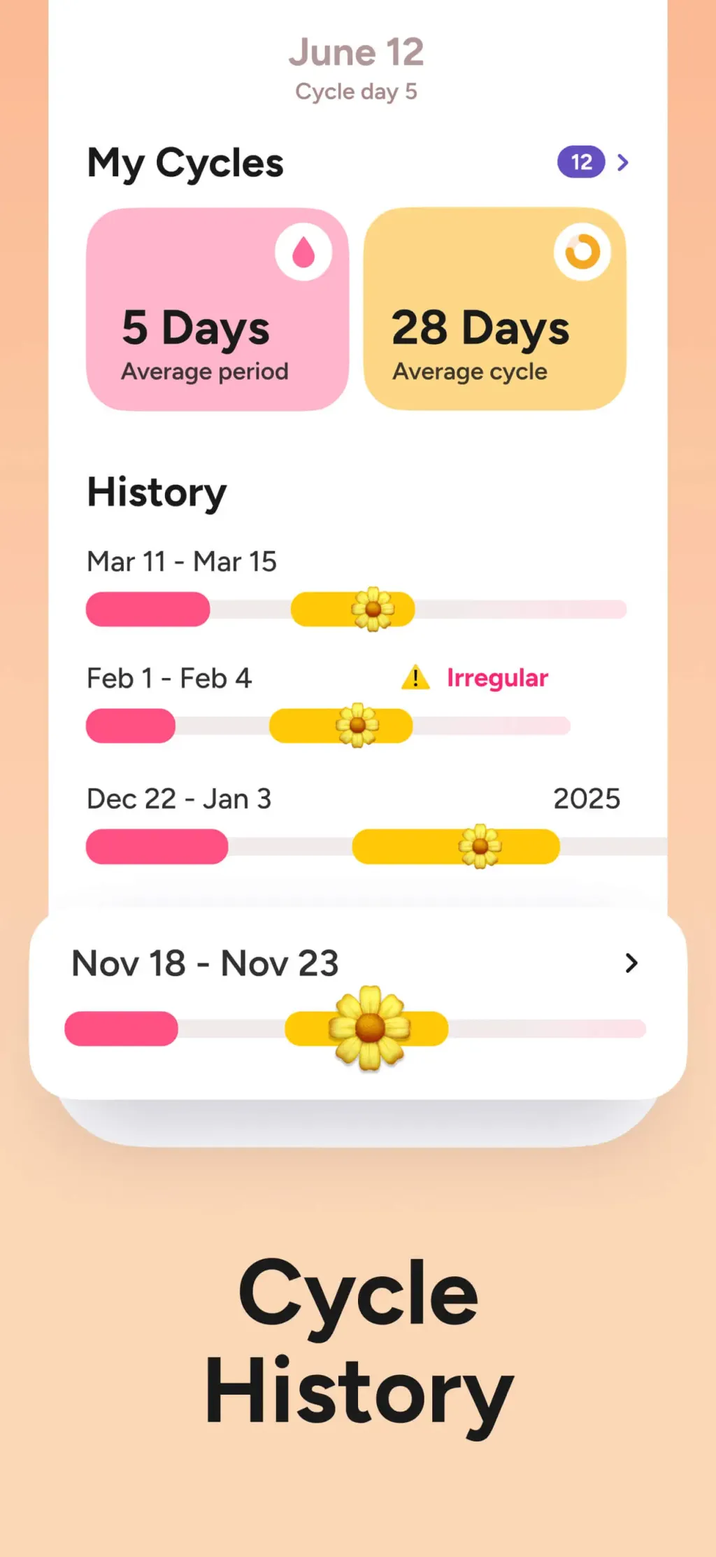 Period Tracker Period Calendar App Store screenshot 7