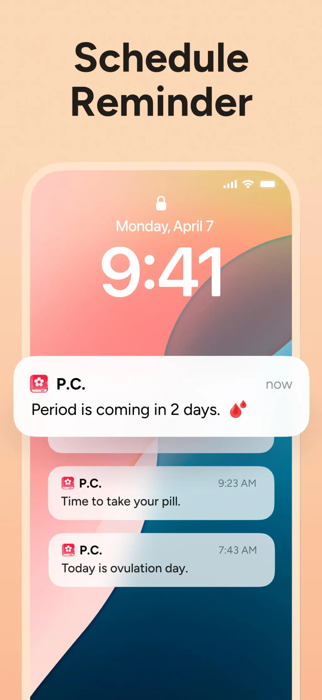 Period Tracker Period Calendar App Store screenshot 9