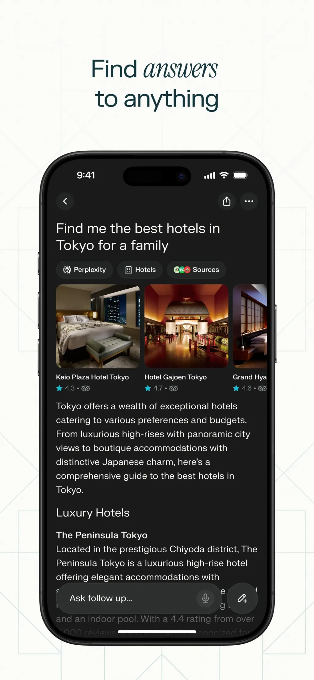 Perplexity - AI Search & Chat screenshot 1