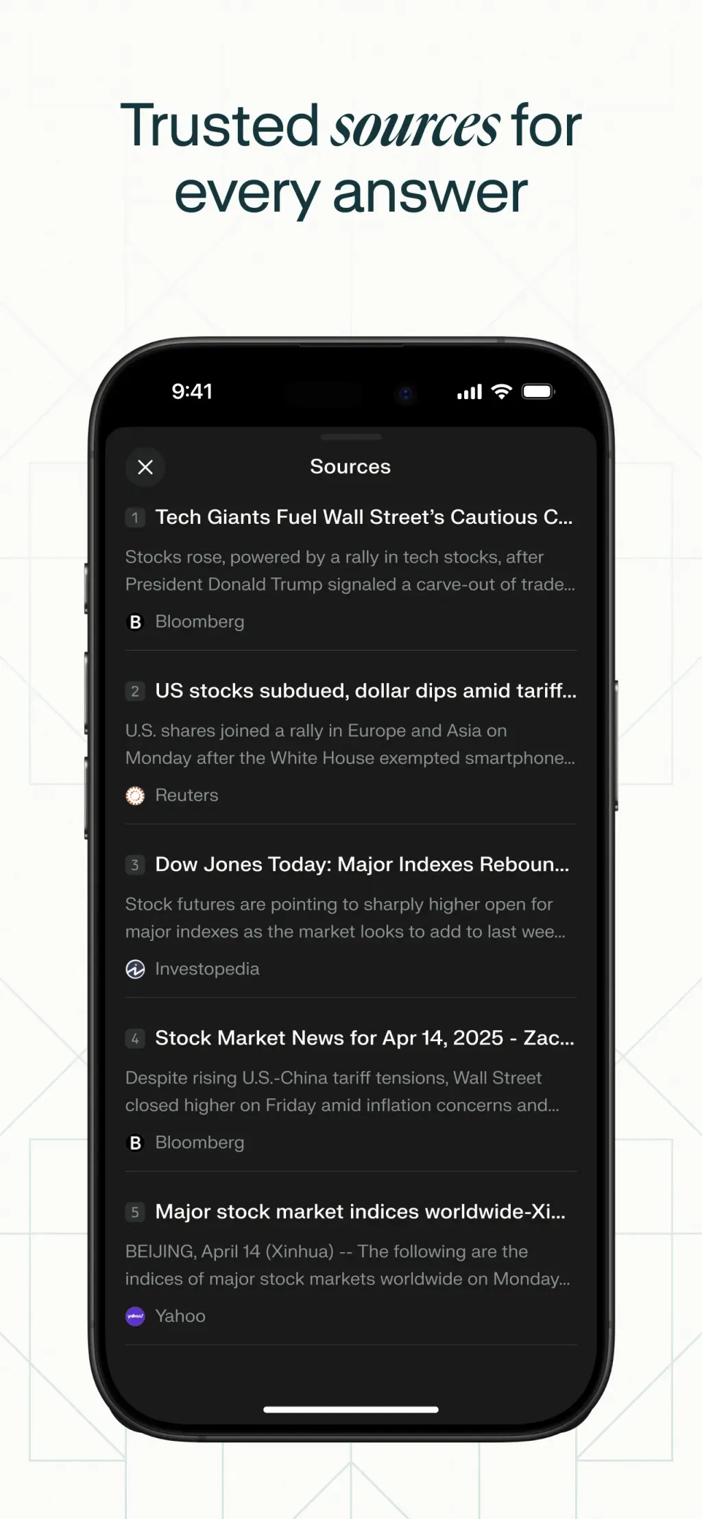 Perplexity - AI Search & Chat App Store screenshot 6