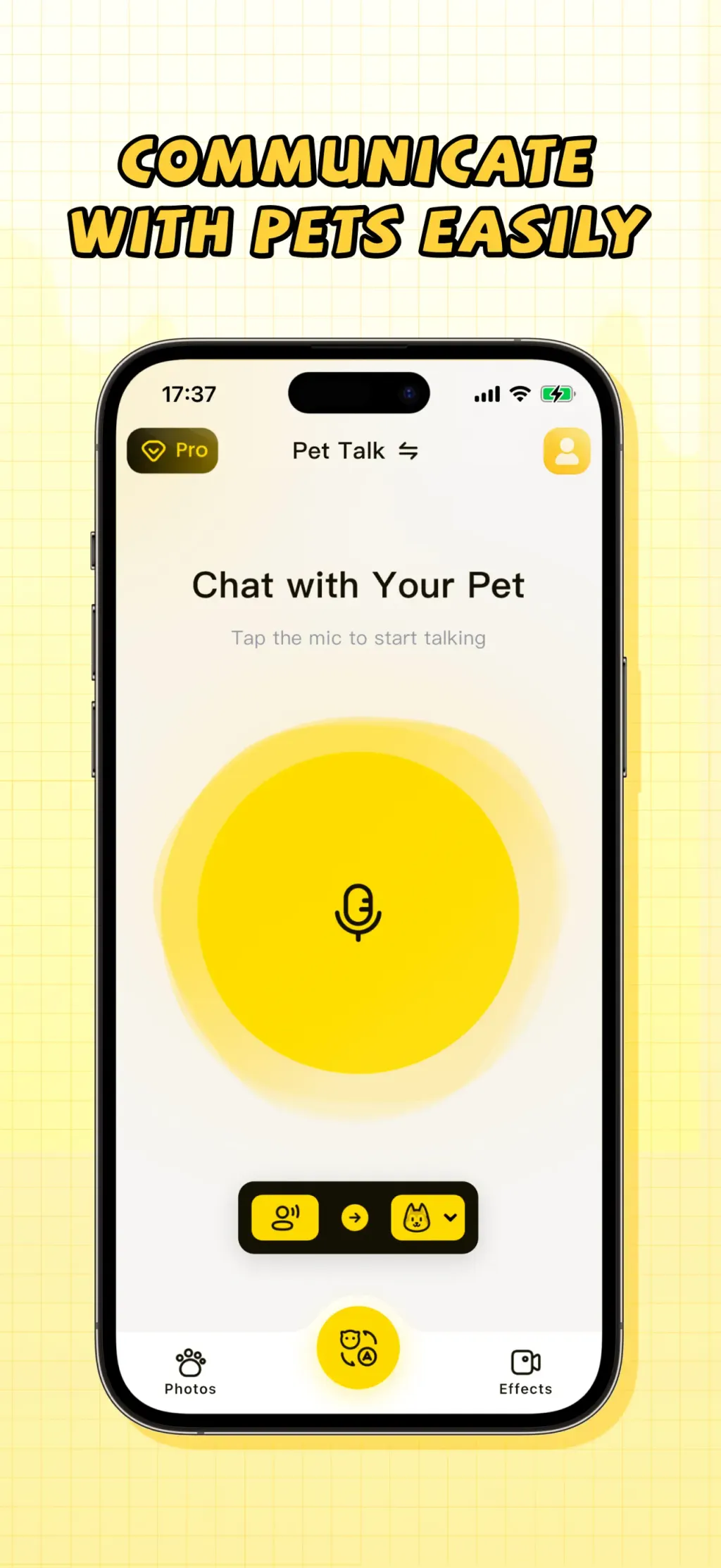 PetFun-Pet Talk & Camera App Store screenshot 1