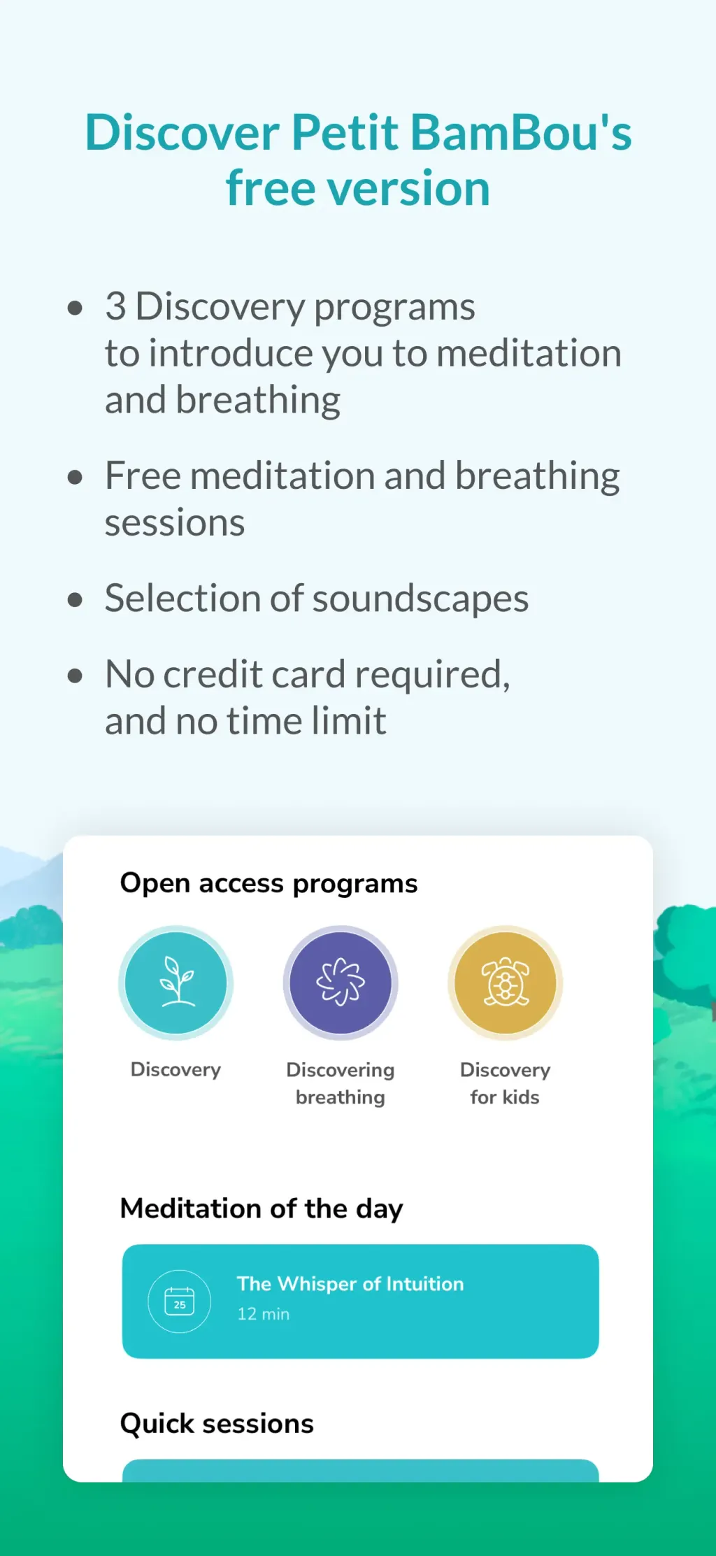 Petit BamBou: Mindfulness App Store screenshot 3