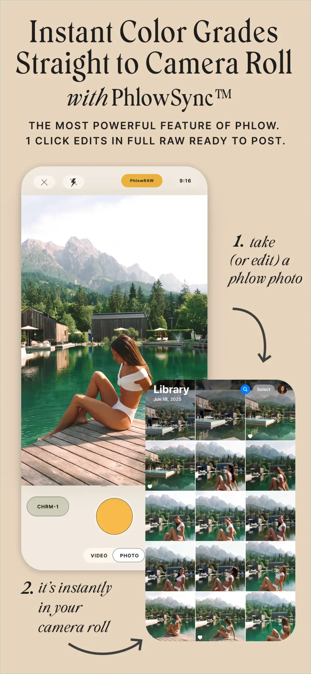 Phlow: Pro Camera Photo Editor App Store screenshot 3