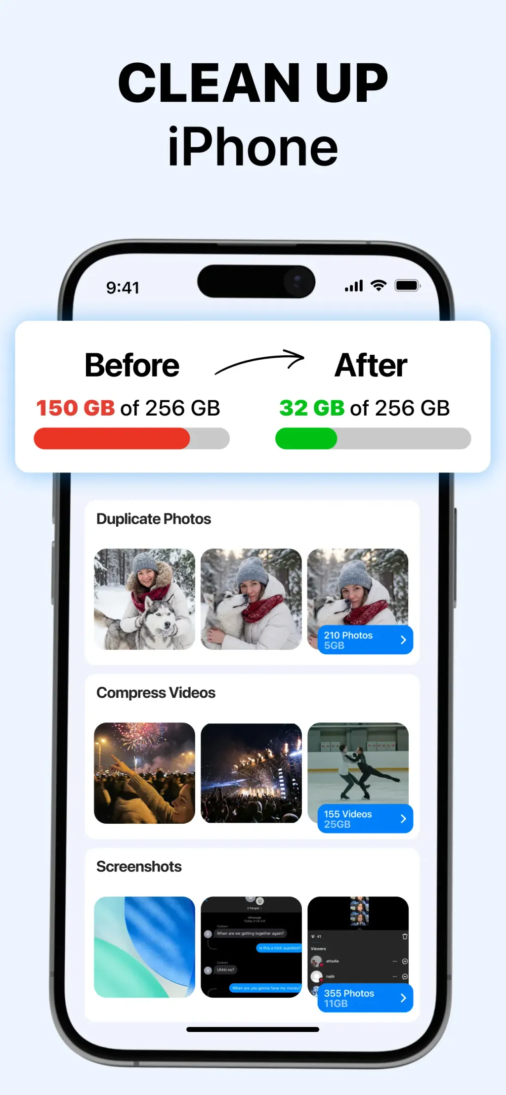 Phone Storage Cleaner: Free up screenshot 1