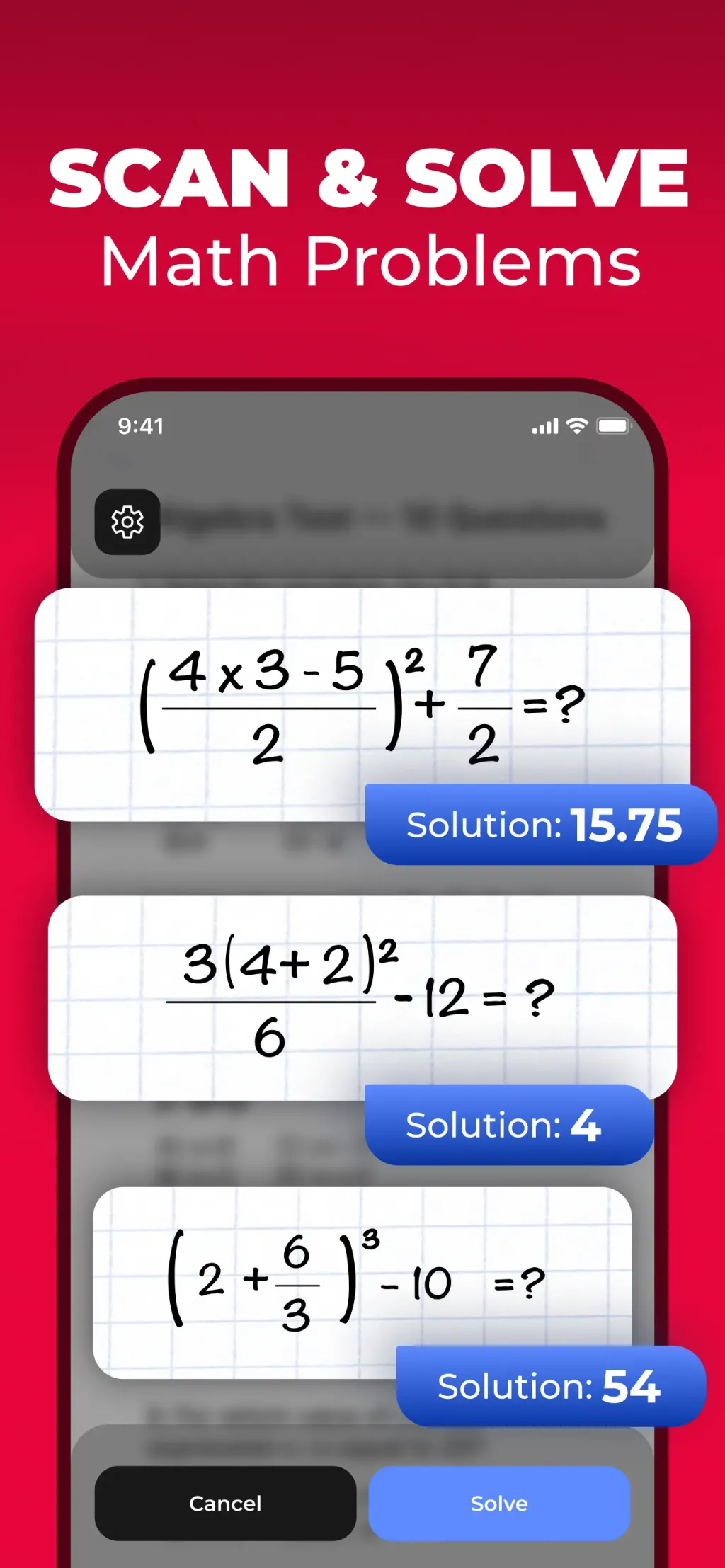 Photo Math: AI Homework Helper App Store screenshot 1