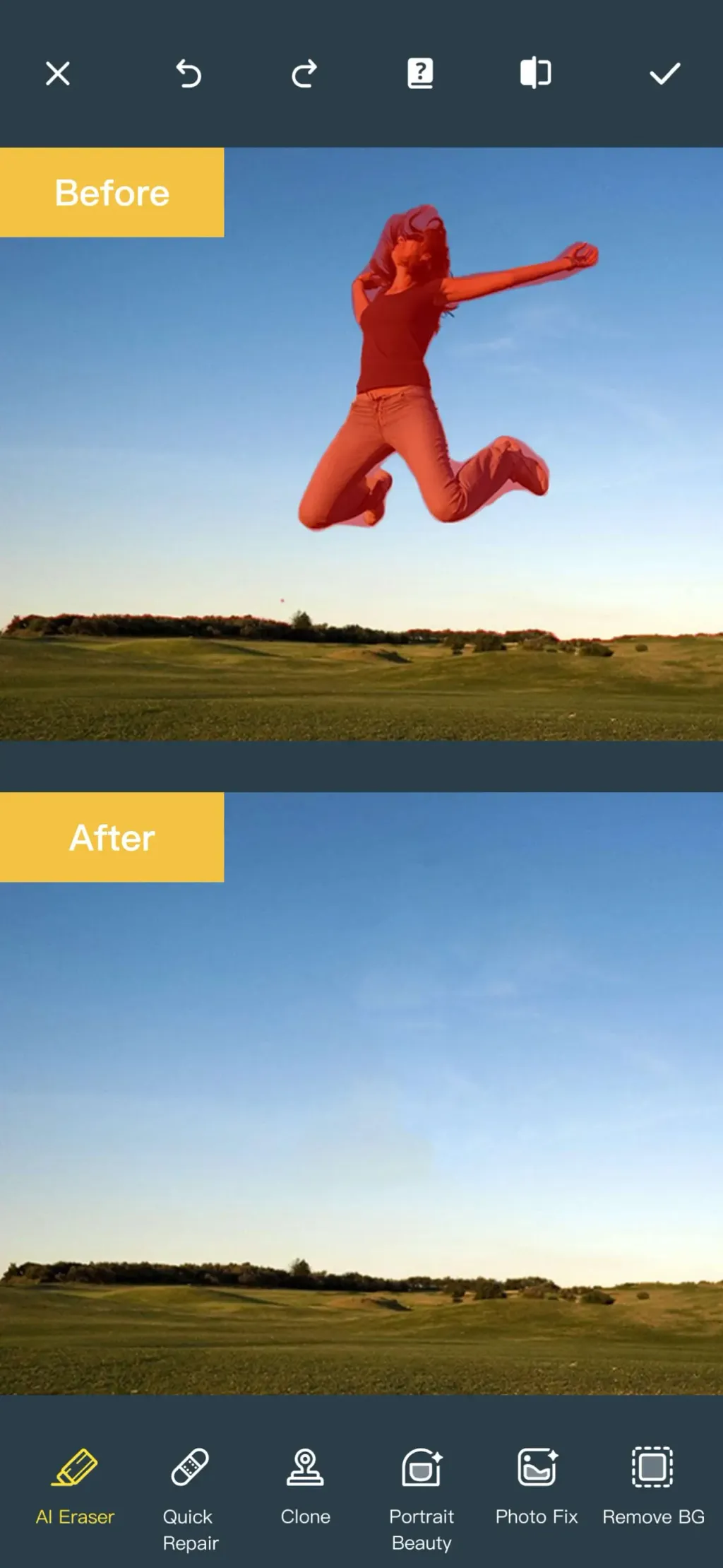 Photo Retouch-Object Removal App Store screenshot 1