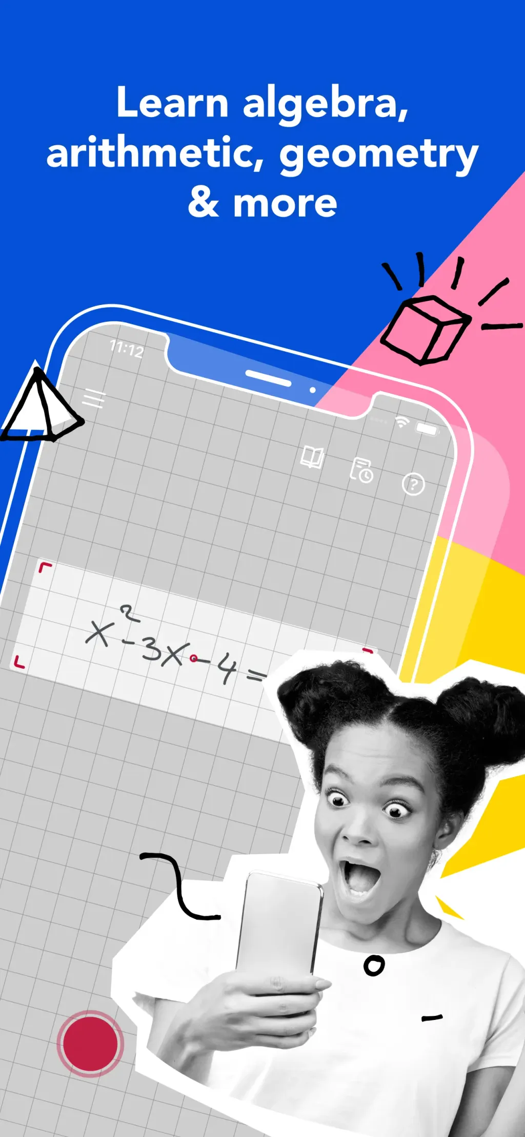 Photomath App Store screenshot 1