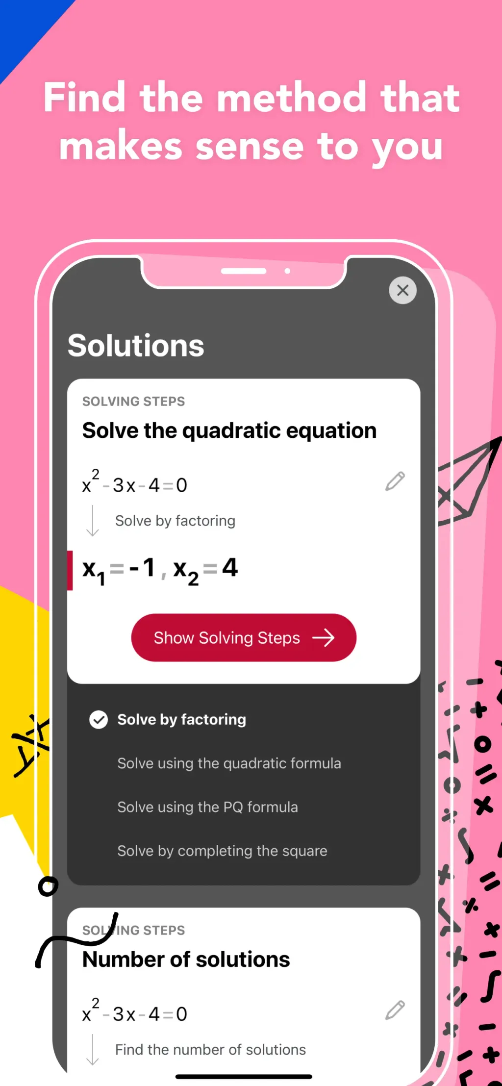 Photomath App Store screenshot 2