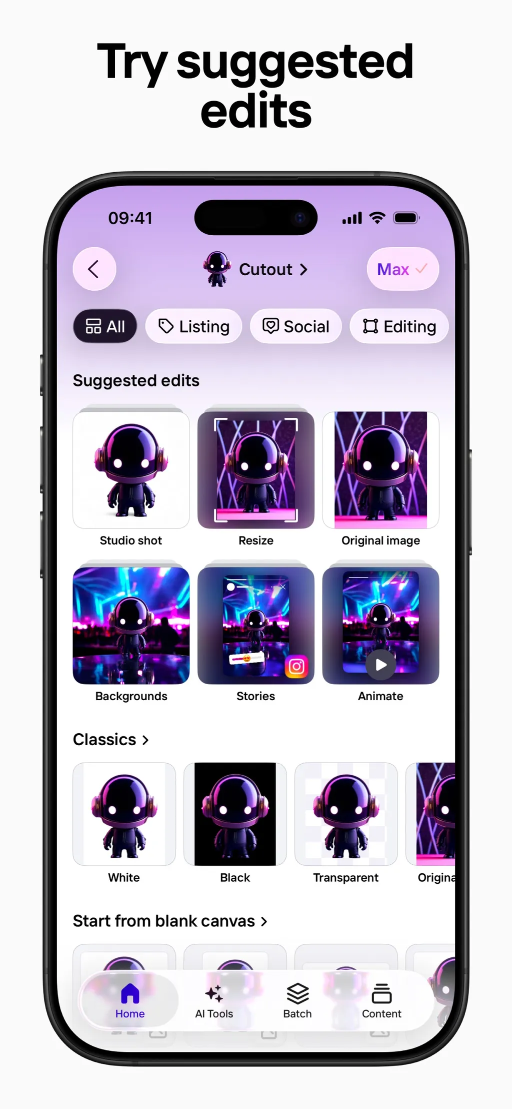 Photoroom: AI Photo Editor App Store screenshot 10