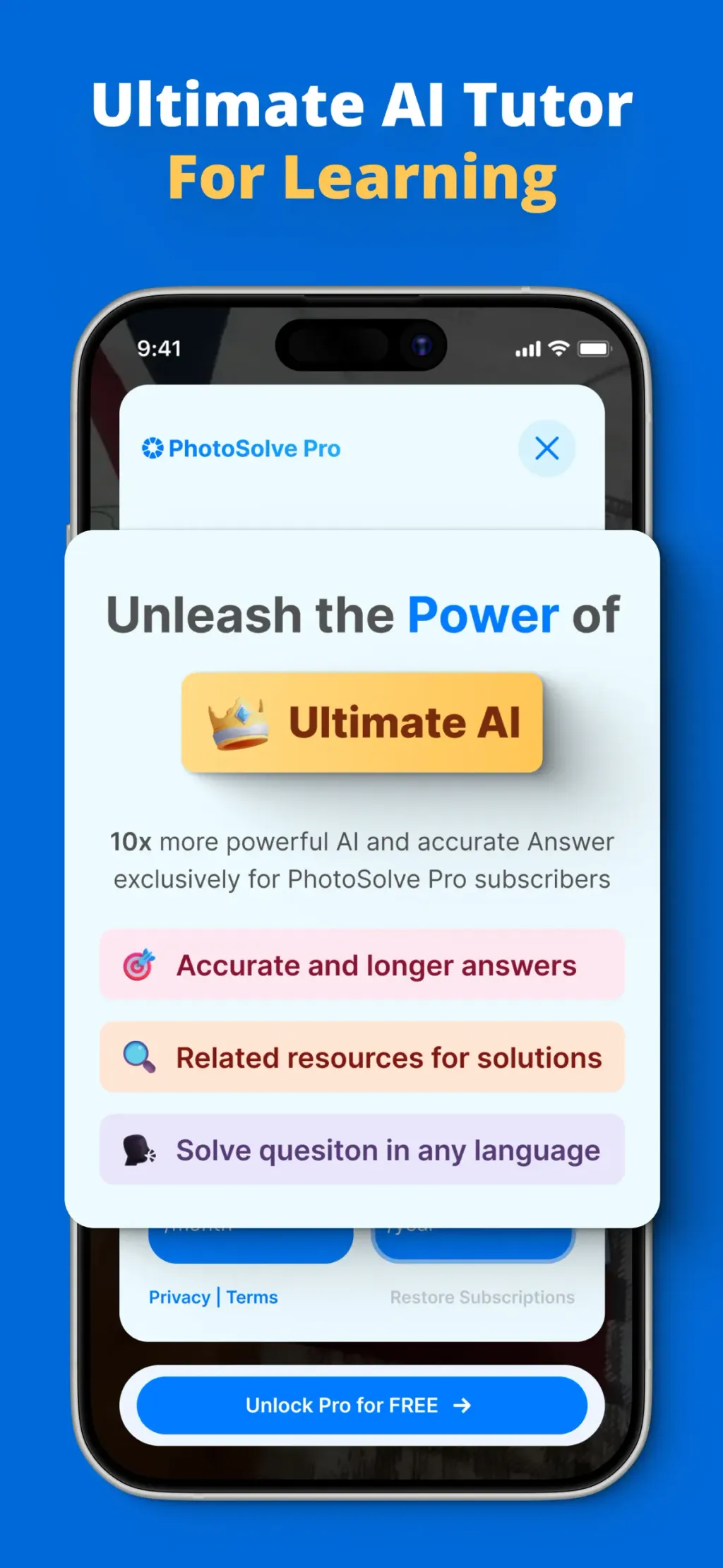 PhotoSolve: AI Homework Helper App Store screenshot 6