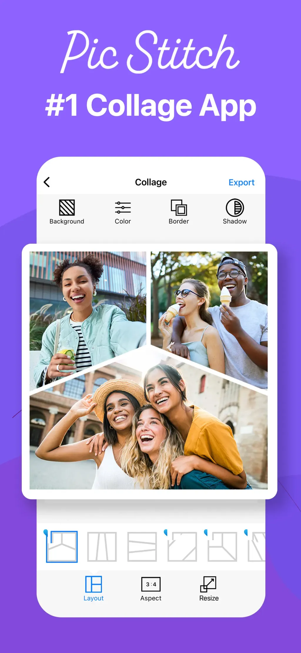 Pic Stitch - Collage Editor App Store screenshot 1