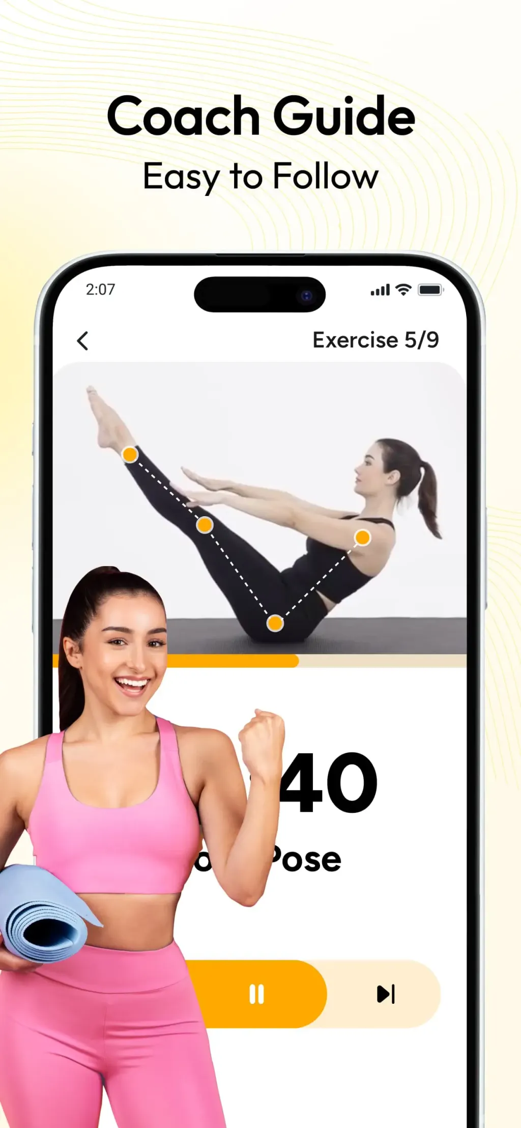 Pilates at Home, Wall Pilates App Store screenshot 7