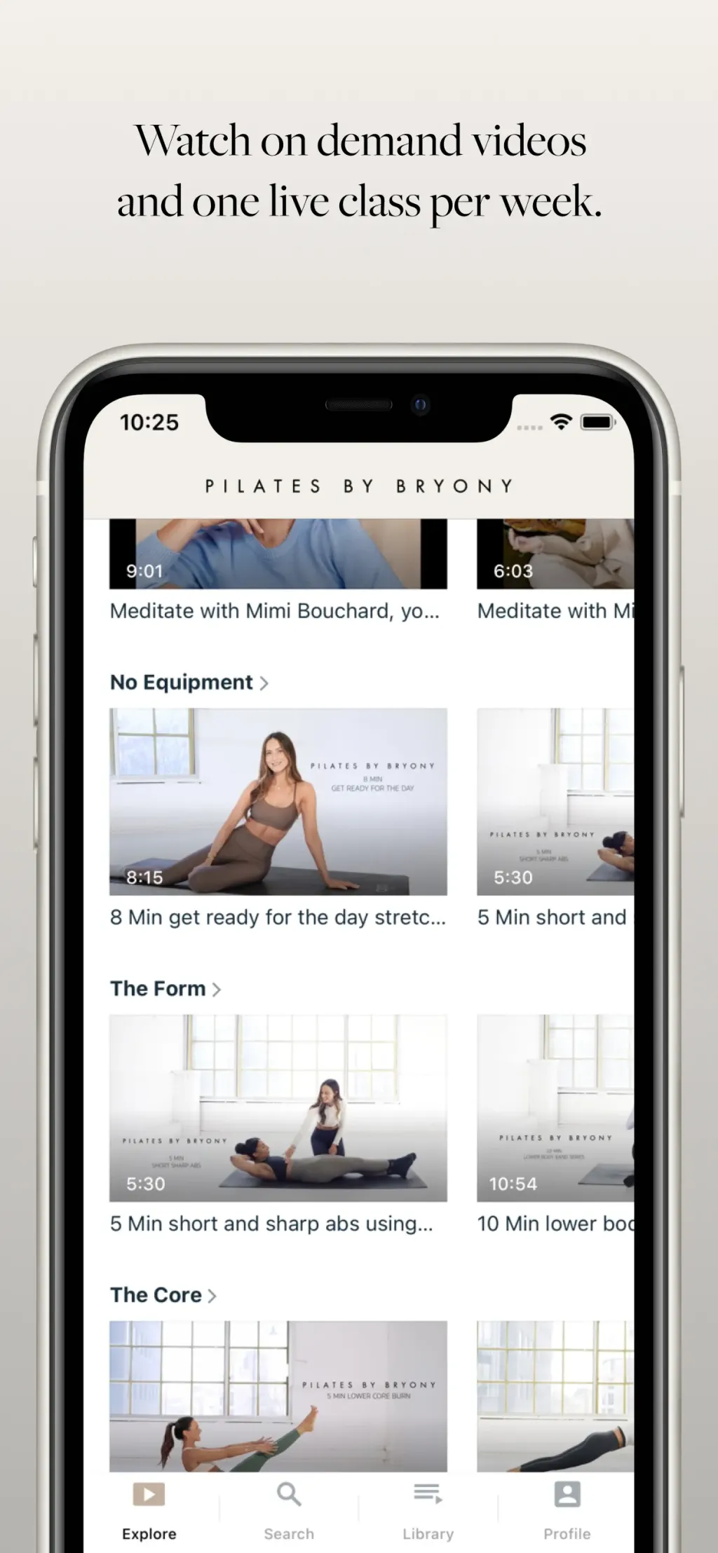 Pilates By Bryony App Store screenshot 3
