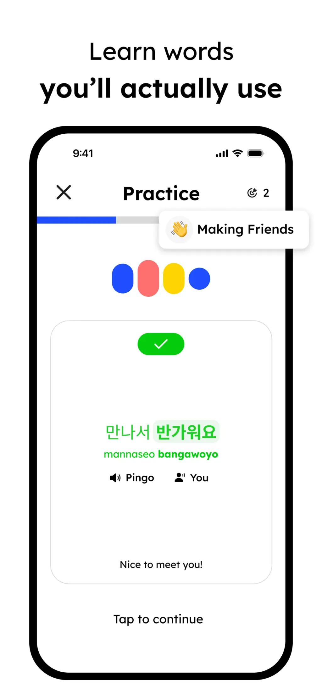 Language Learning: Pingo AI App Store screenshot 5