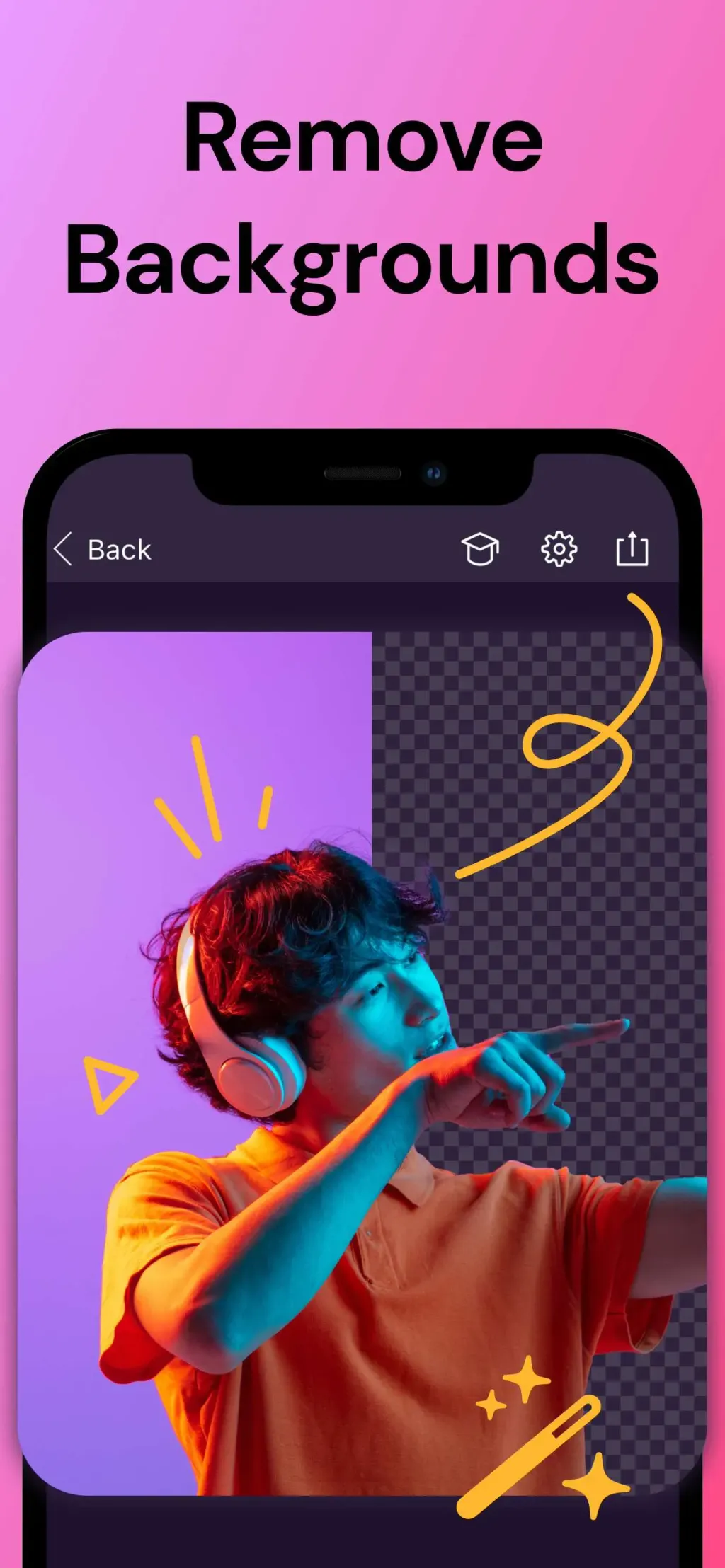 Pixomatic - AI Photo BG Eraser App Store screenshot 1
