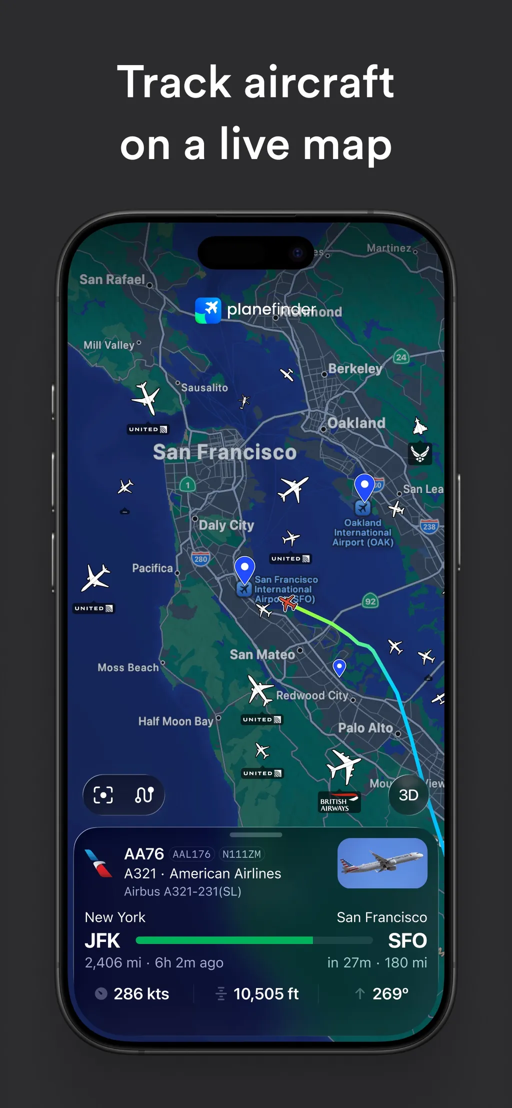 Plane Finder ⁃ Flight Tracker screenshot 3