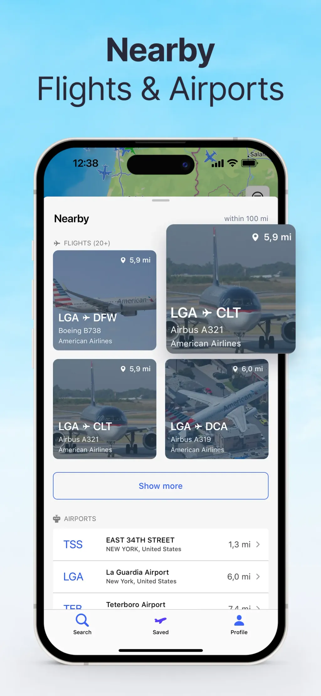Planes Live - Flight Tracker screenshot 1