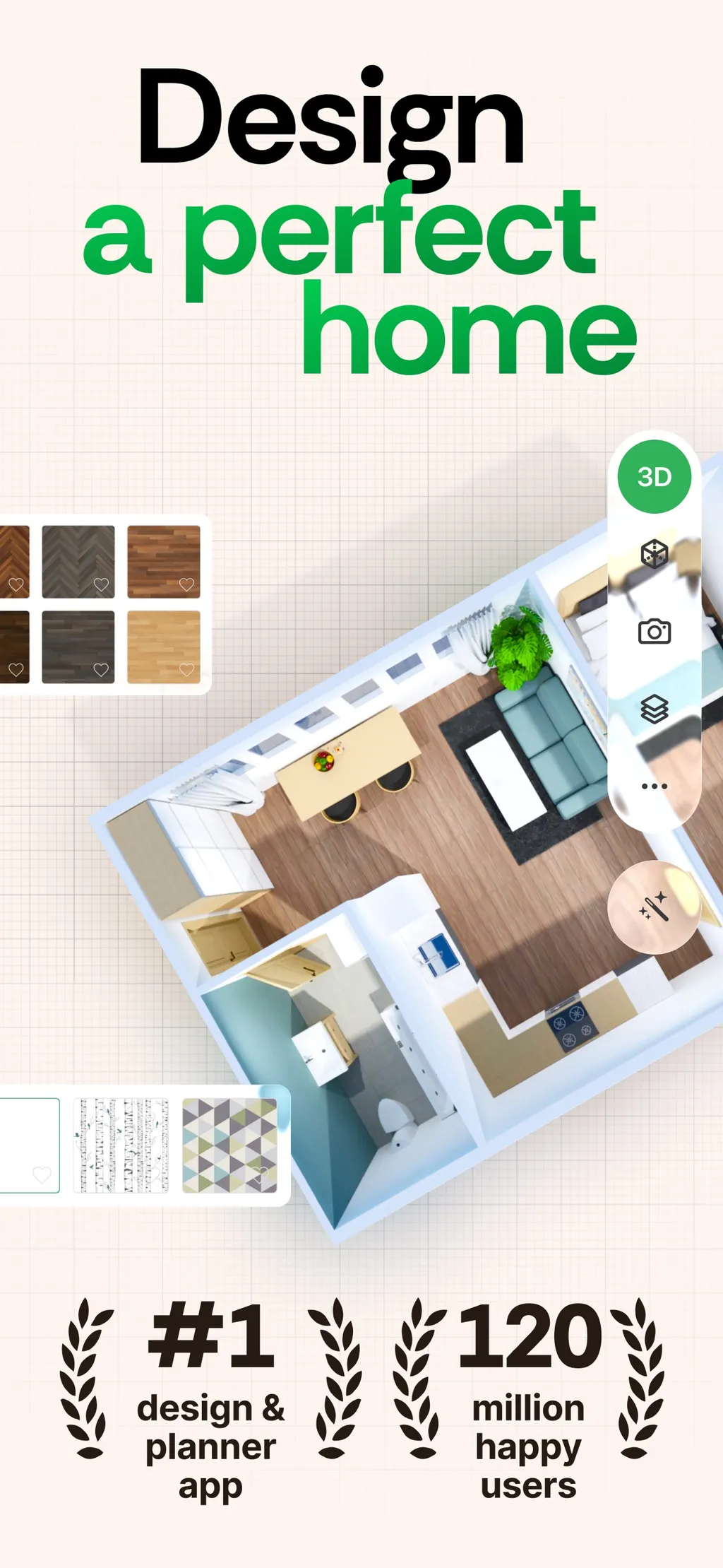 Planner 5D: Interior Desig‪n screenshot 1