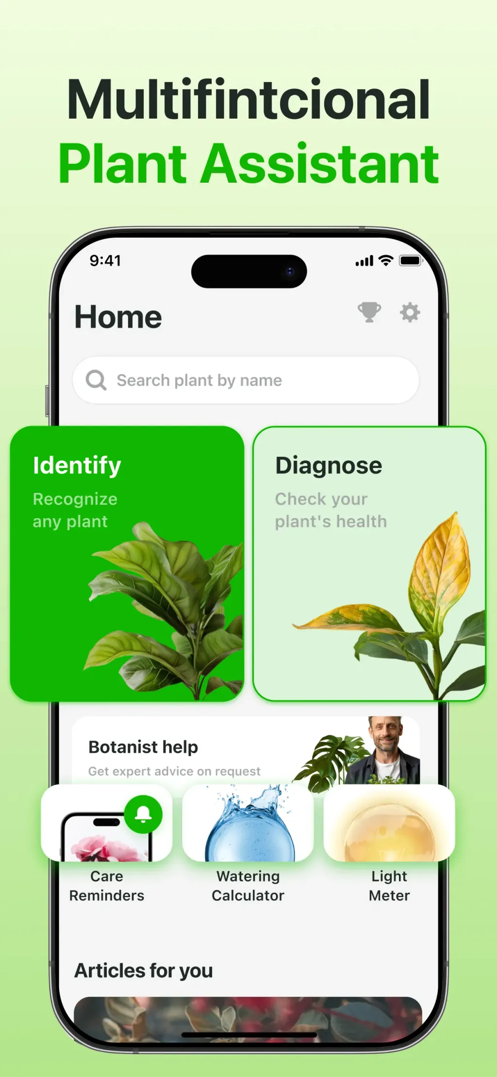 Plant Identifier & Care App App Store screenshot 3