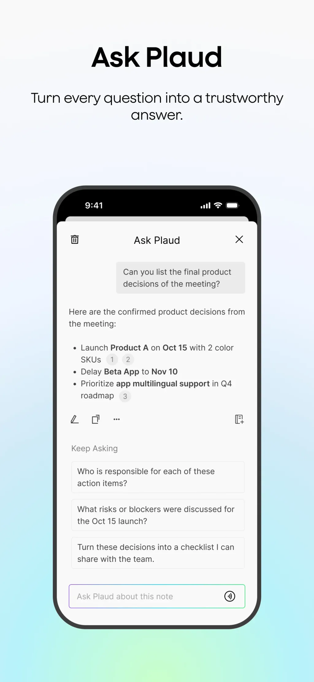 Plaud: AI Note Taker App Store screenshot 6