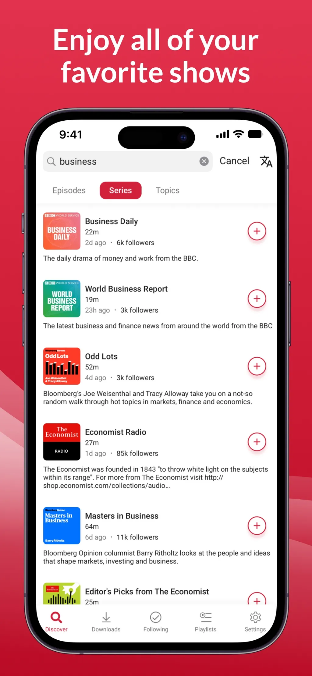 Player FM — Podcast App App Store screenshot 5