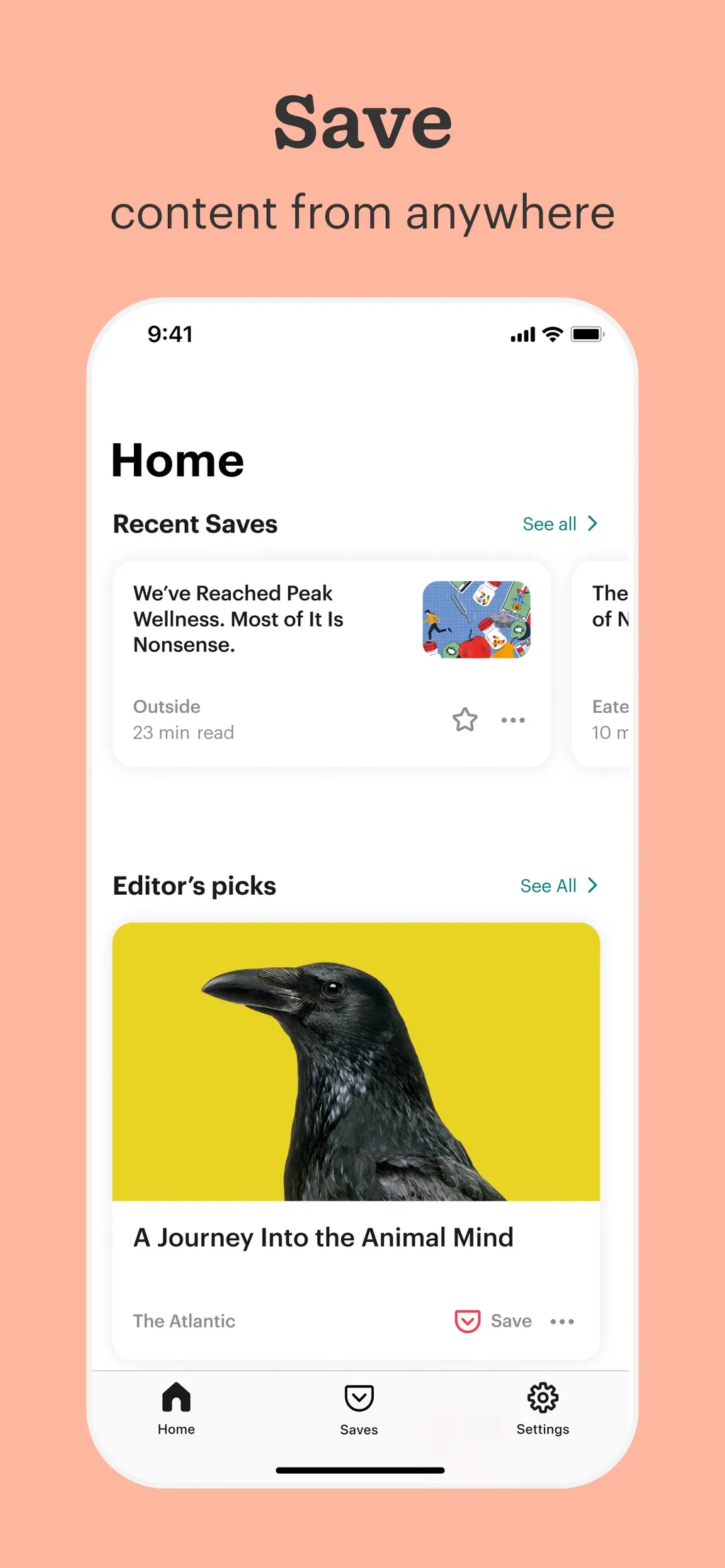 Pocket: Stay Informed App Store screenshot 2