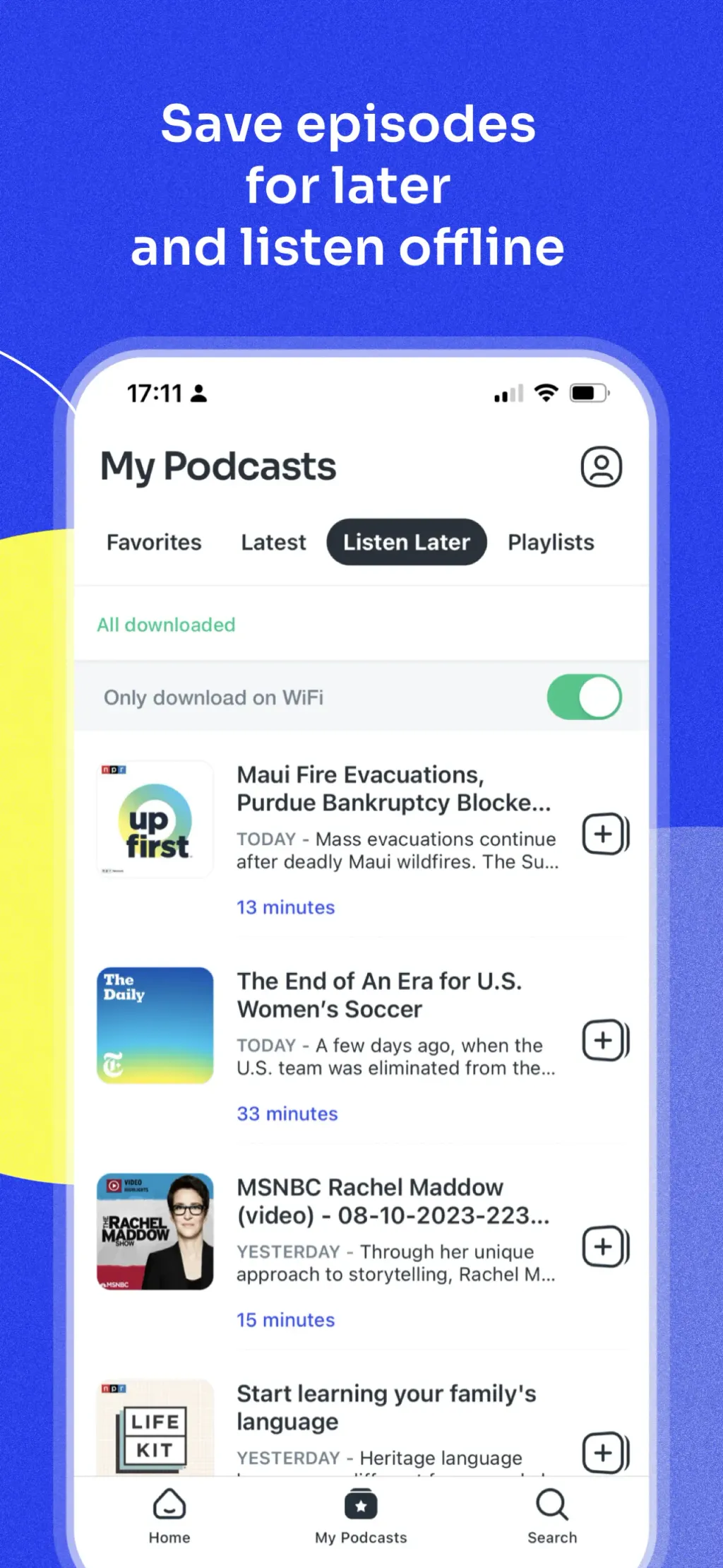 Podcast App App Store screenshot 6