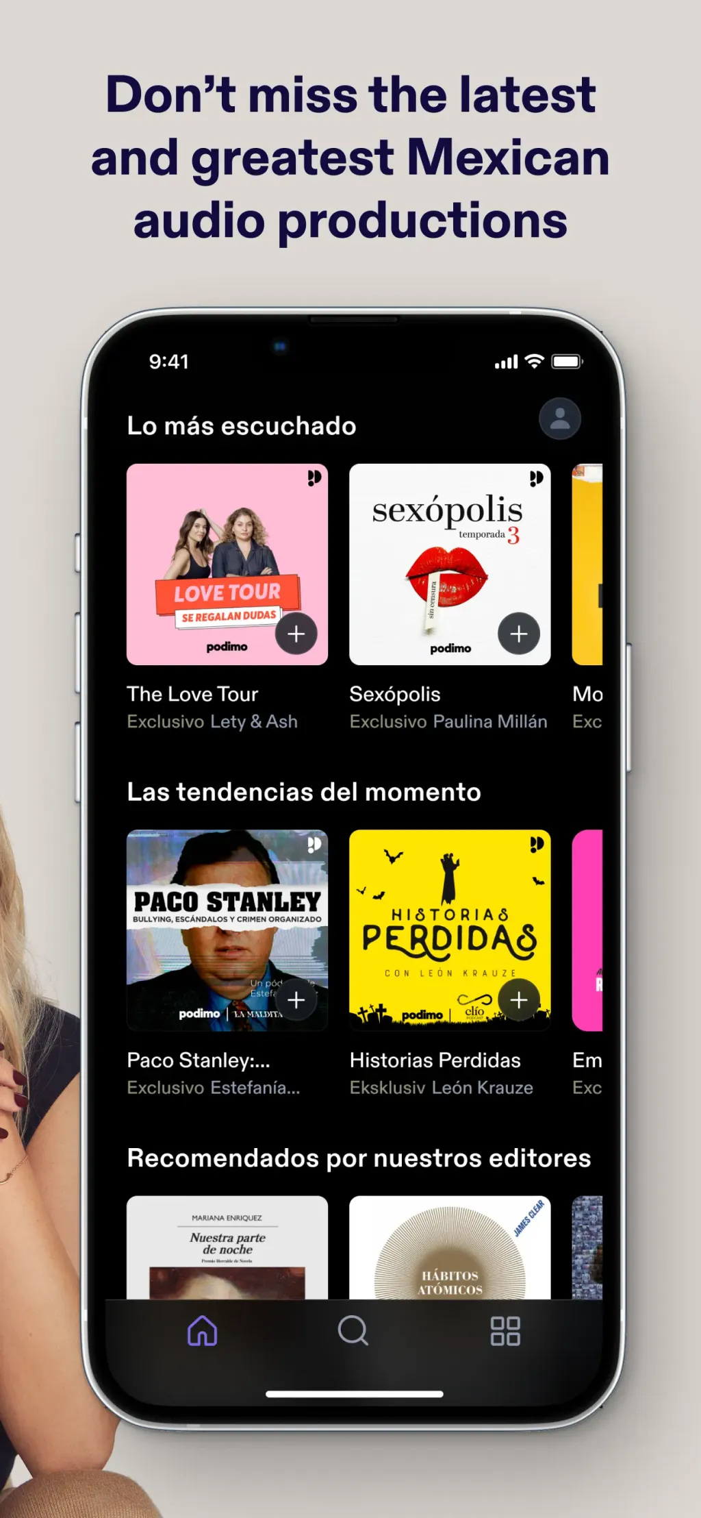 Podimo: Podcasts & audiobooks App Store screenshot 3