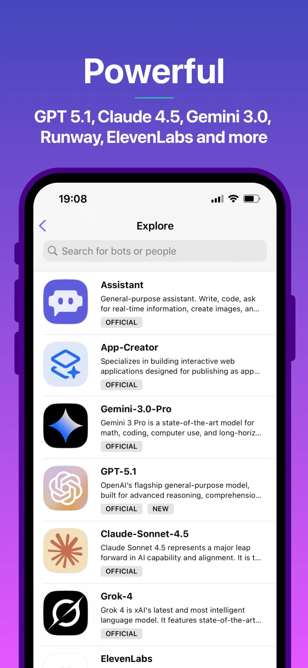 Poe – Fast AI Chat App Store screenshot 2