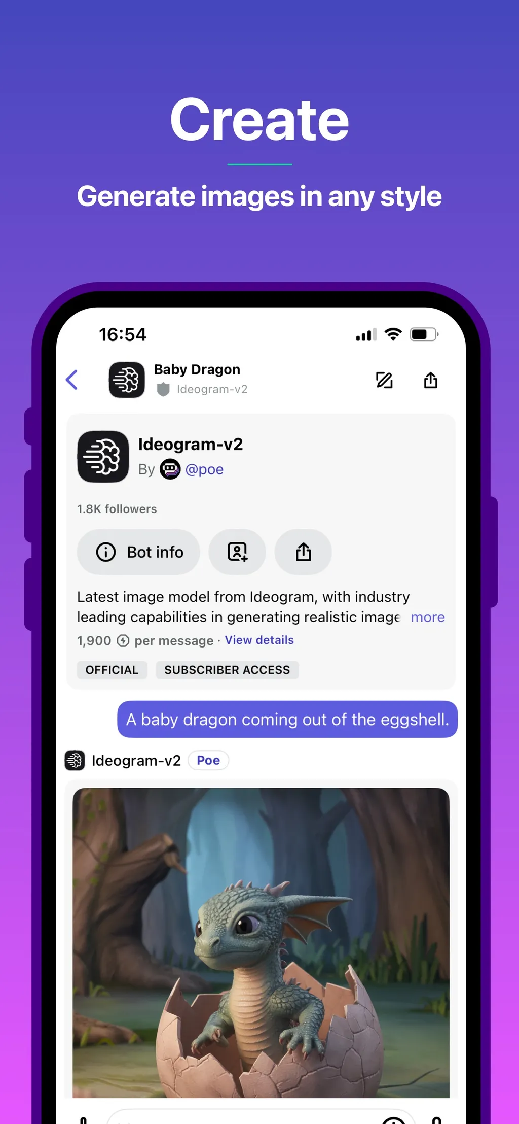 Poe – Fast AI Chat App Store screenshot 5