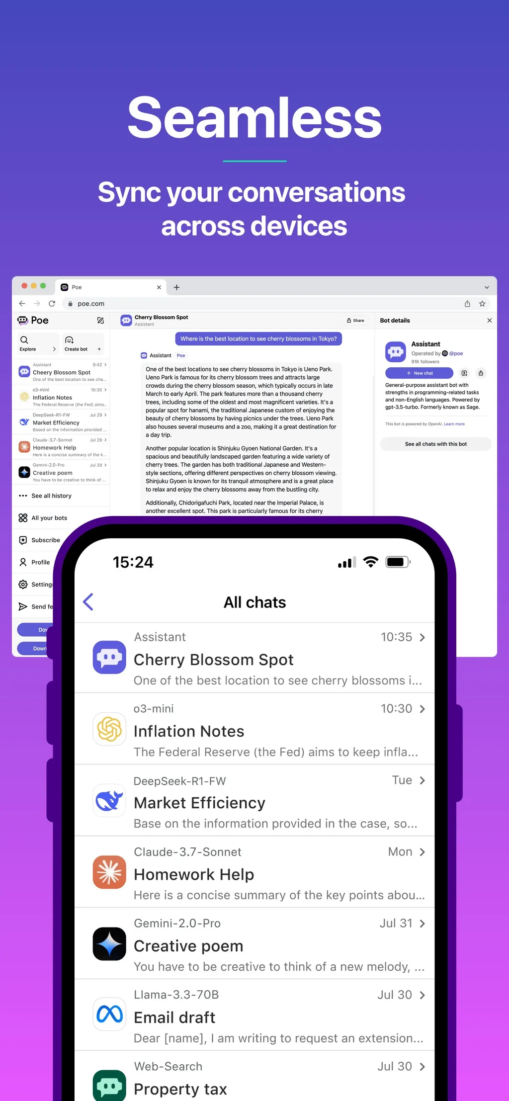 Poe – Fast AI Chat App Store screenshot 9