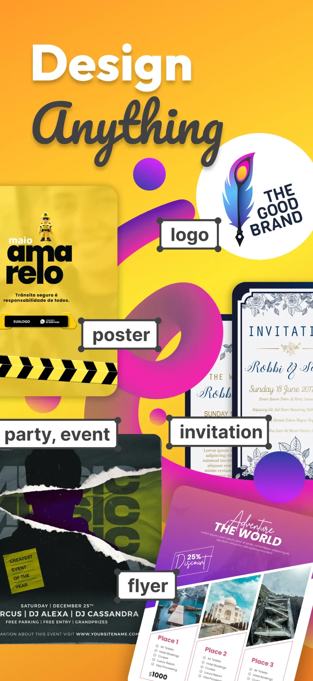 Poster Maker - Crea App Store screenshot 1