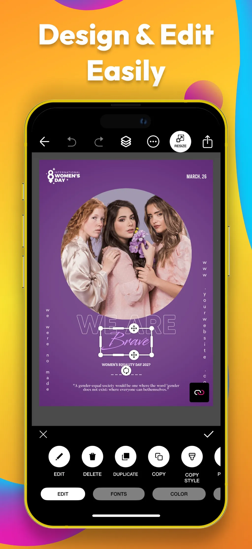 Poster Maker - Crea App Store screenshot 5