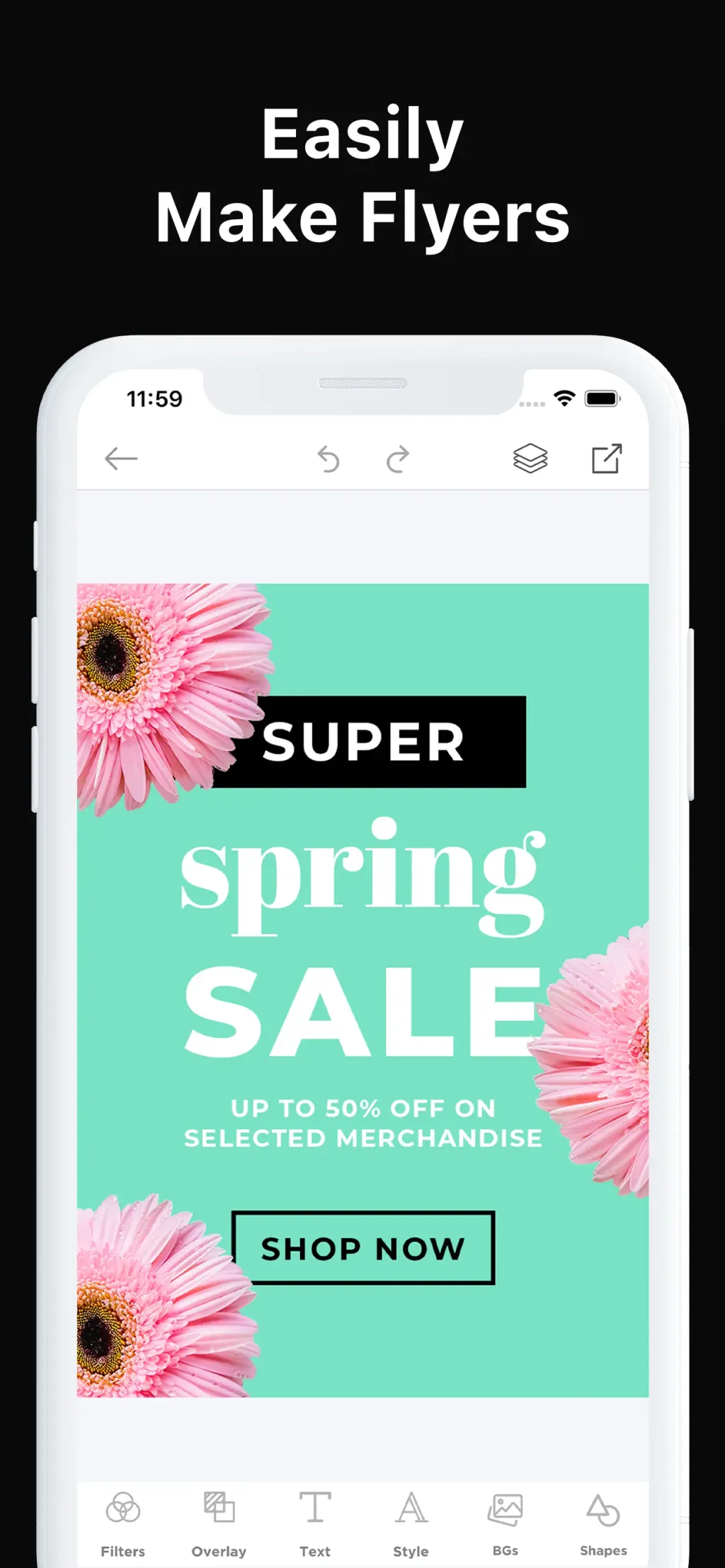 Poster Maker + Flyer Creator App Store screenshot 3