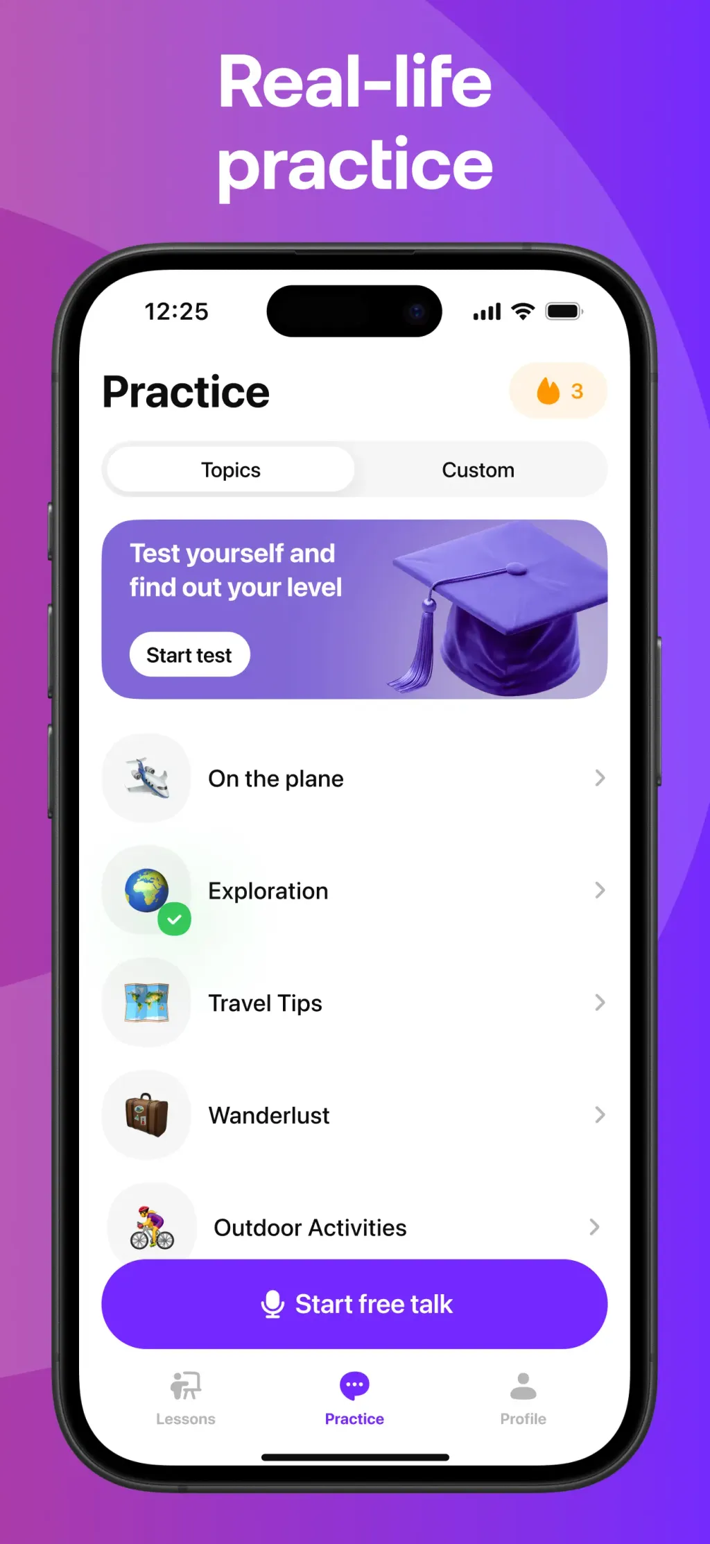 Praktika – AI Language Tutor App Store screenshot 6
