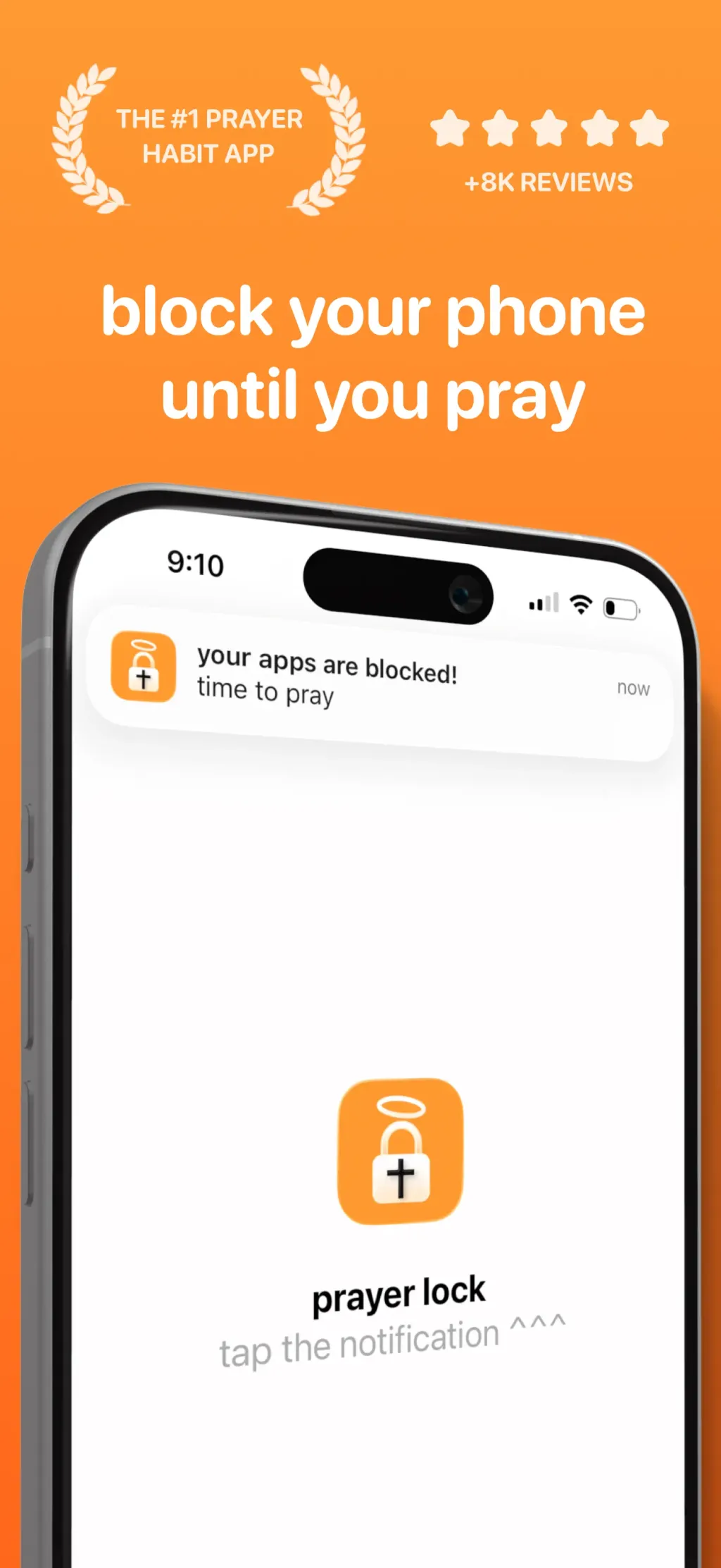 prayer lock: put God first App Store screenshot 1