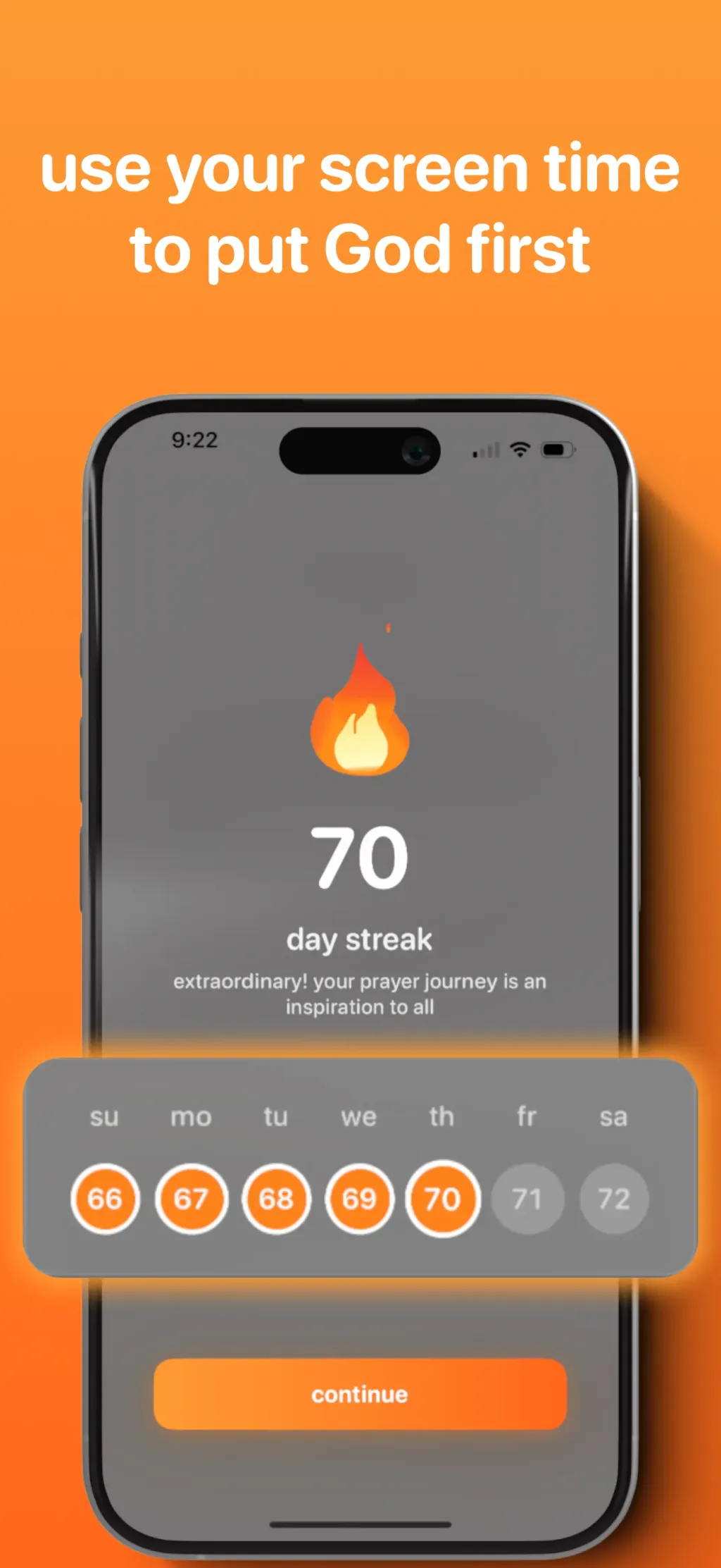 prayer lock: put God first App Store screenshot 2