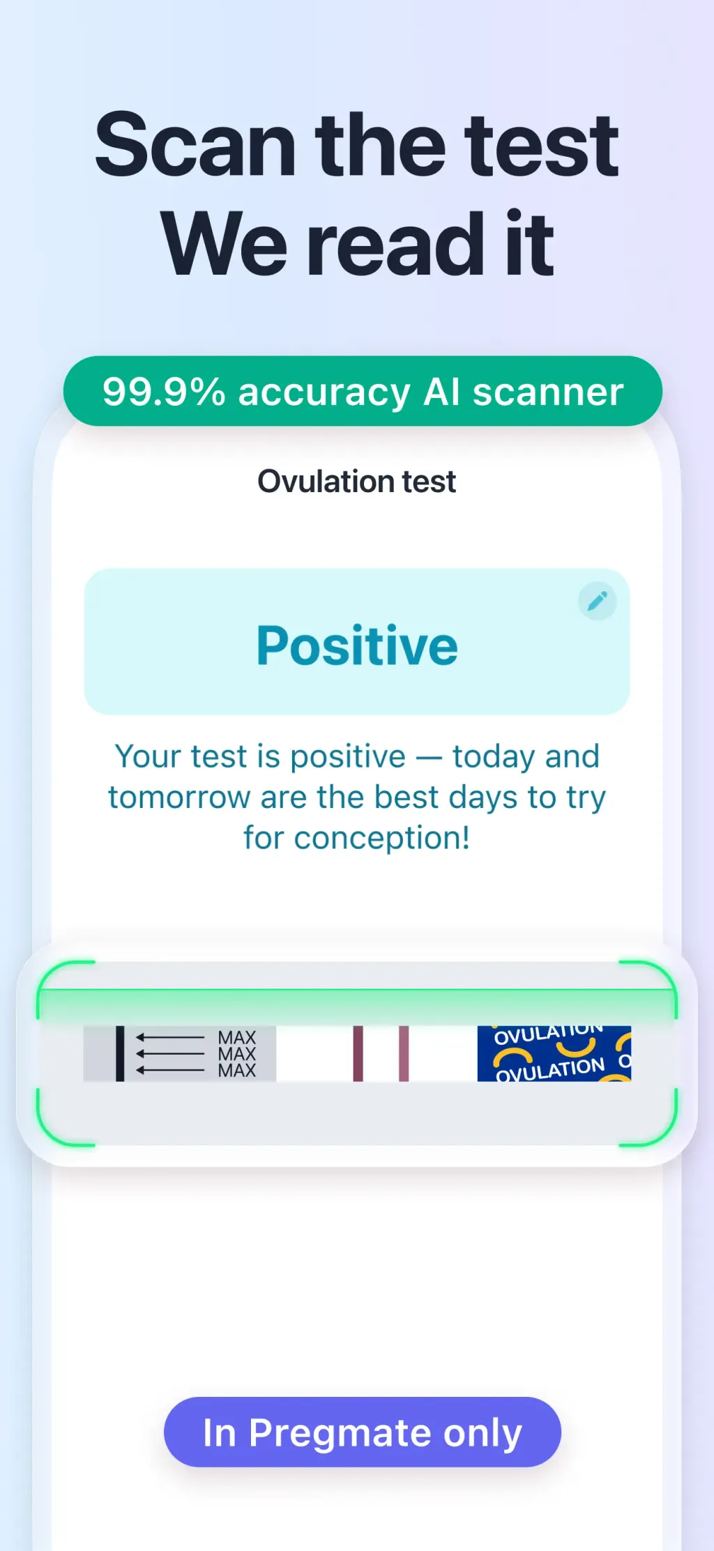 Pregmate Ovulation Tracker App Store screenshot 3