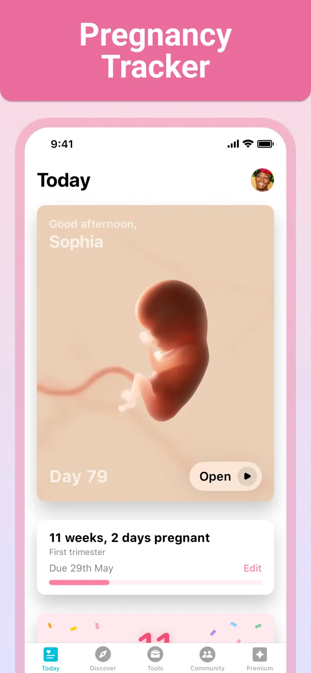 Pregnancy + | Tracker App screenshot 1