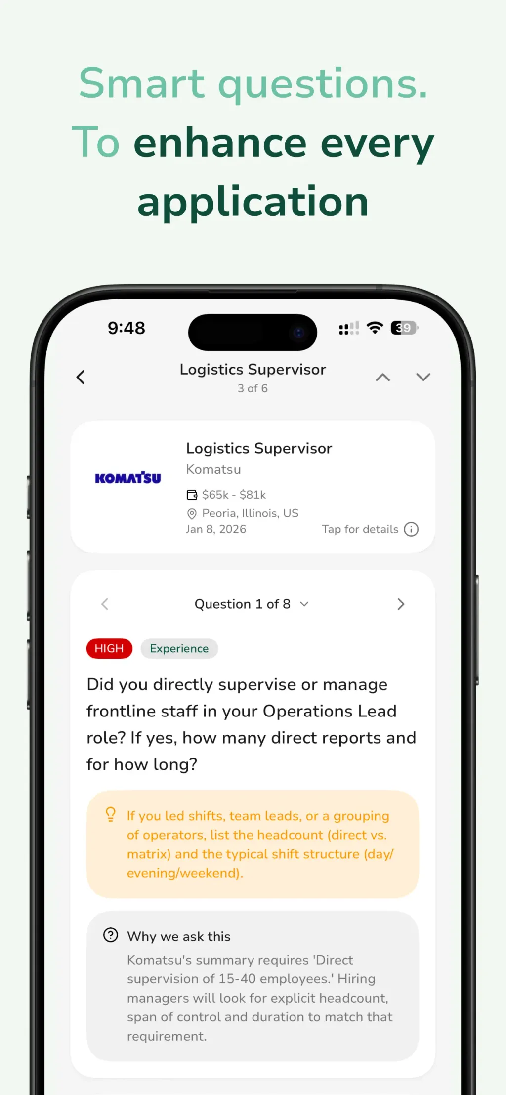 Sprout - AI Job Search App Store screenshot 6