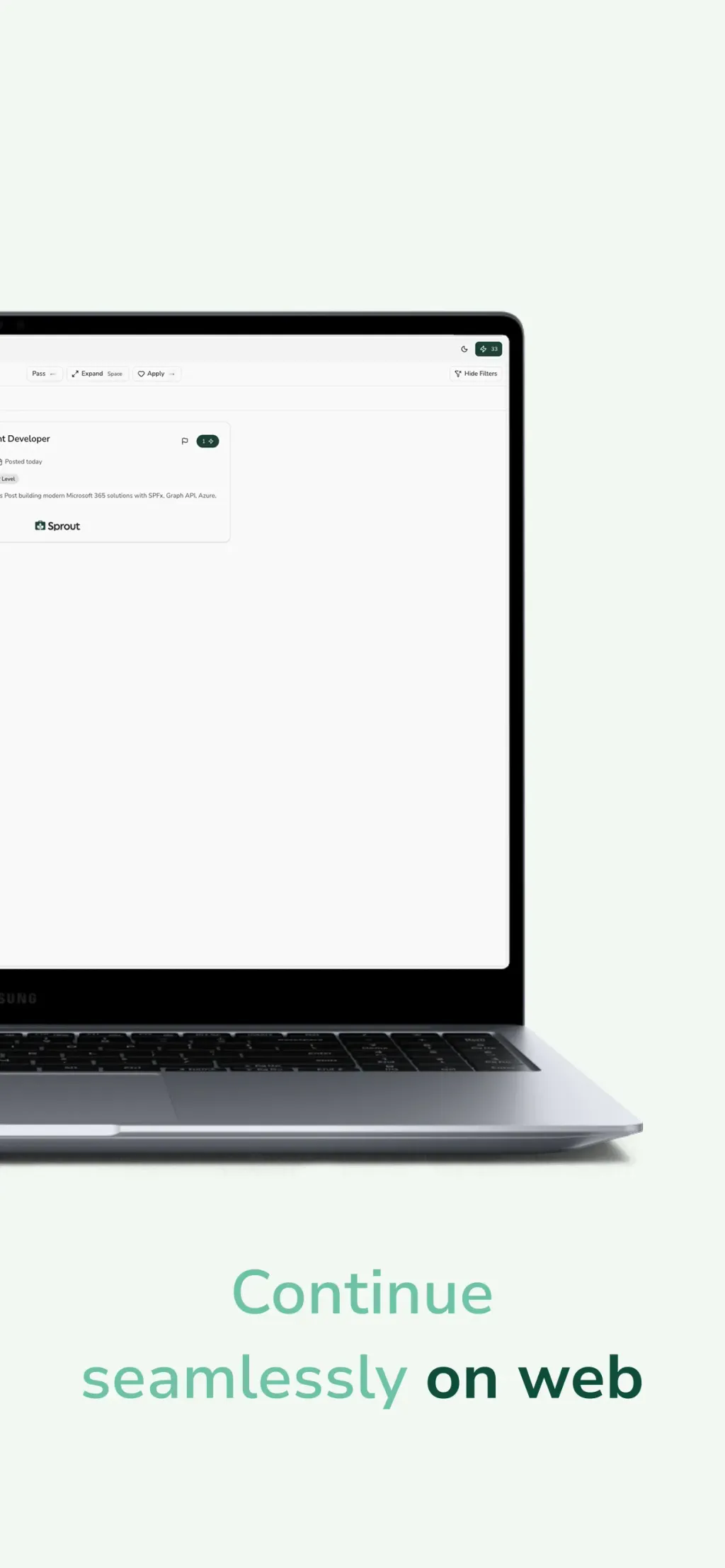 Sprout - AI Job Search App Store screenshot 9