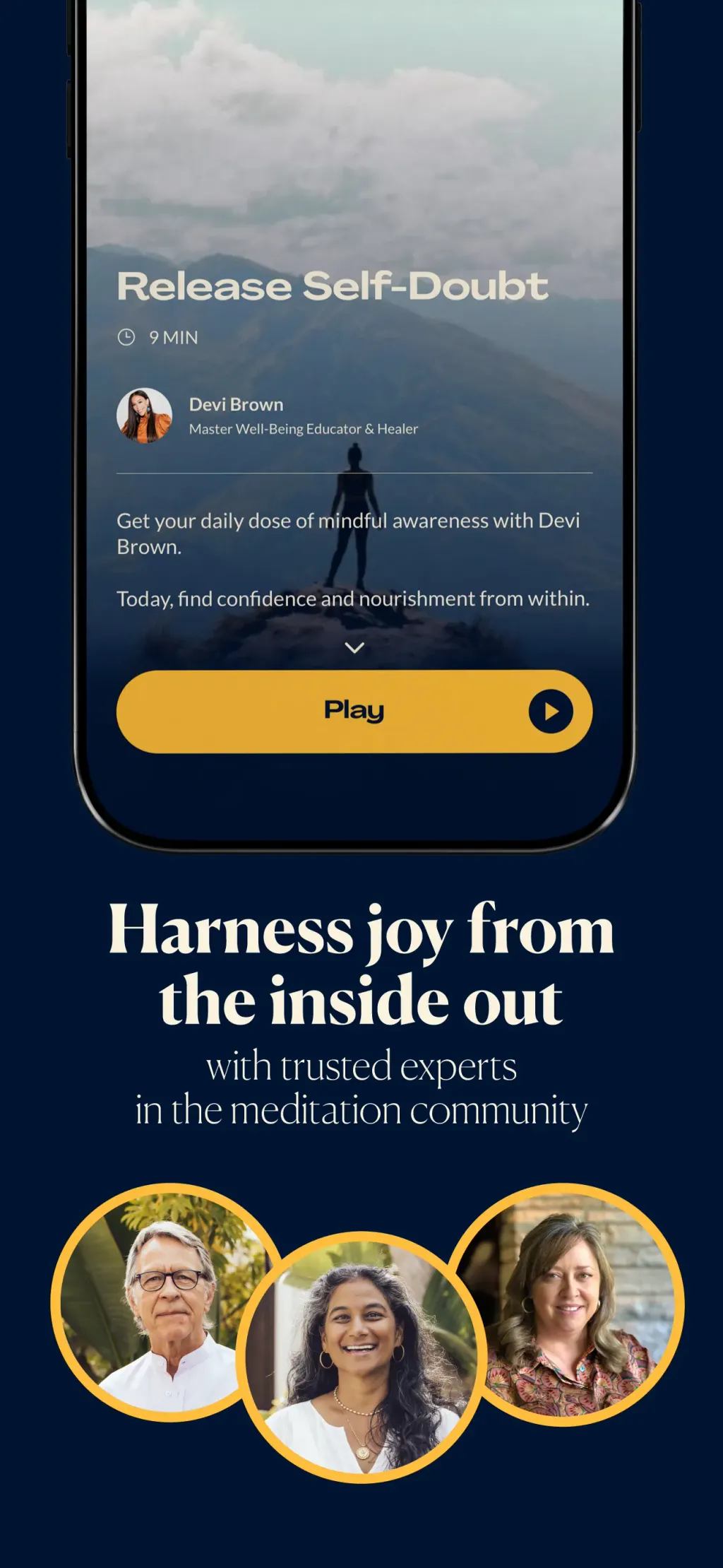 InnerNow: Meditation & Joy screenshot 1