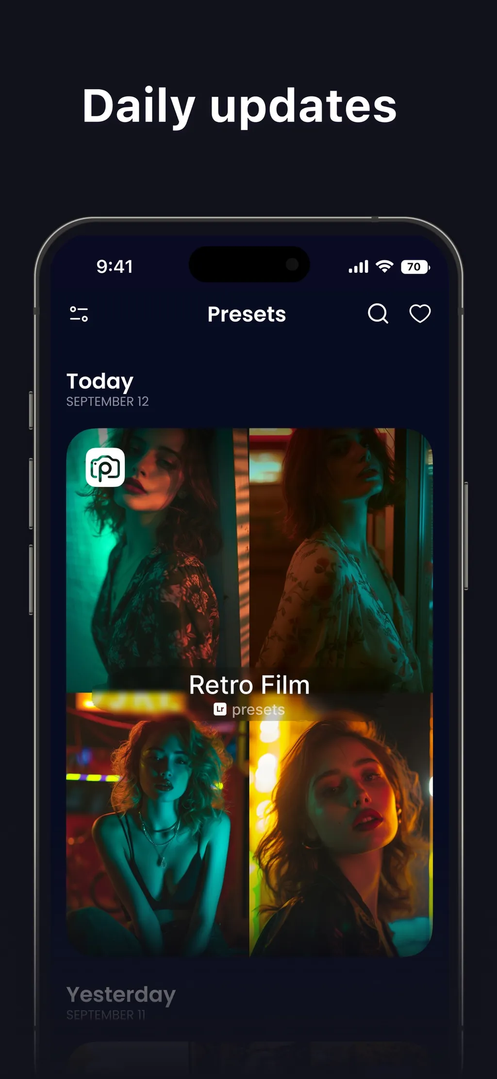 Presets for Lightroom: Filters App Store screenshot 9