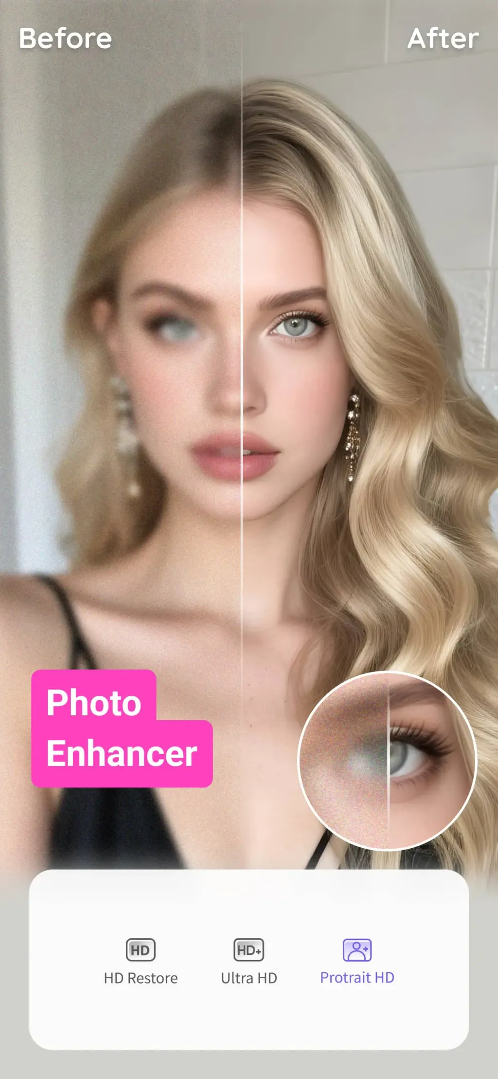 PrettyUp-Portrait Editor Video screenshot 1