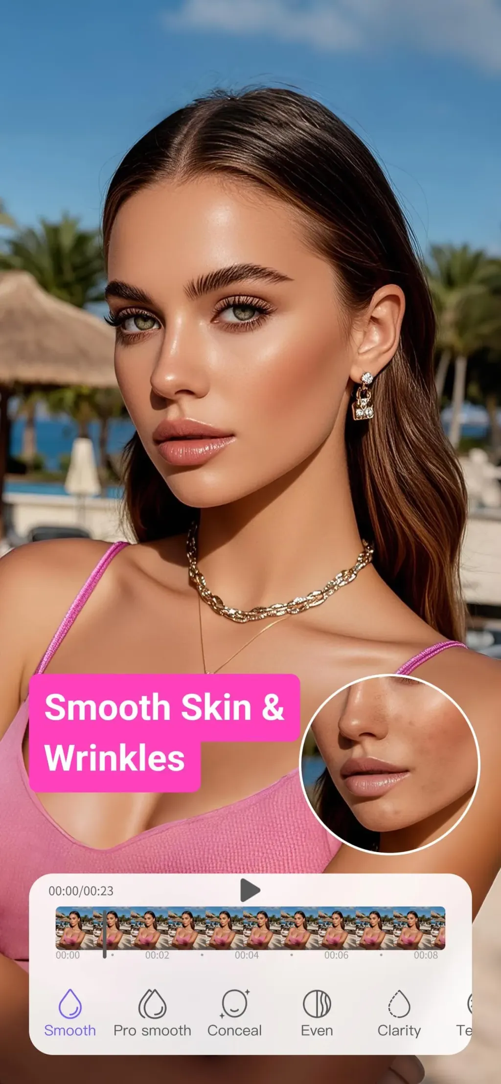 PrettyUp-Portrait Editor Video screenshot 2