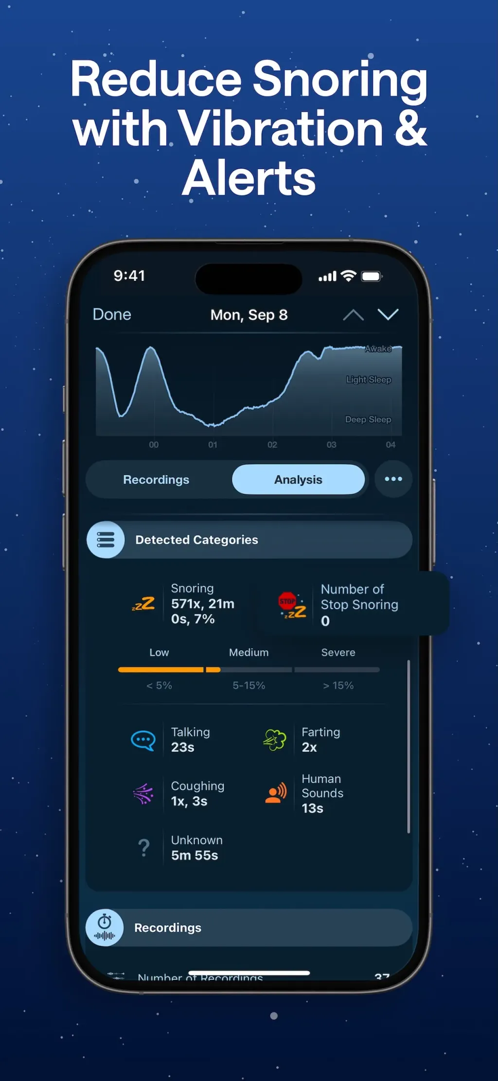 Sleep Tracker & Sleep Recorder App Store screenshot 5